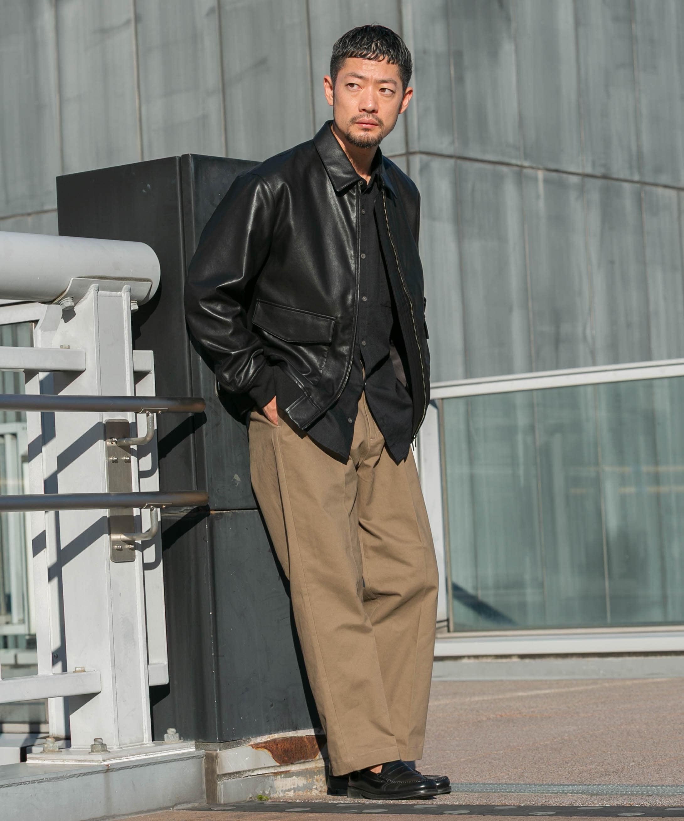 身長：173cm サイズ：L