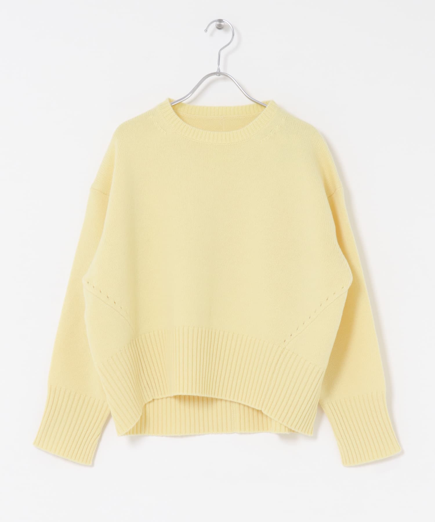 『WEB/一部店舗限定』エクストラファインシームデザインニット LEMON FREE