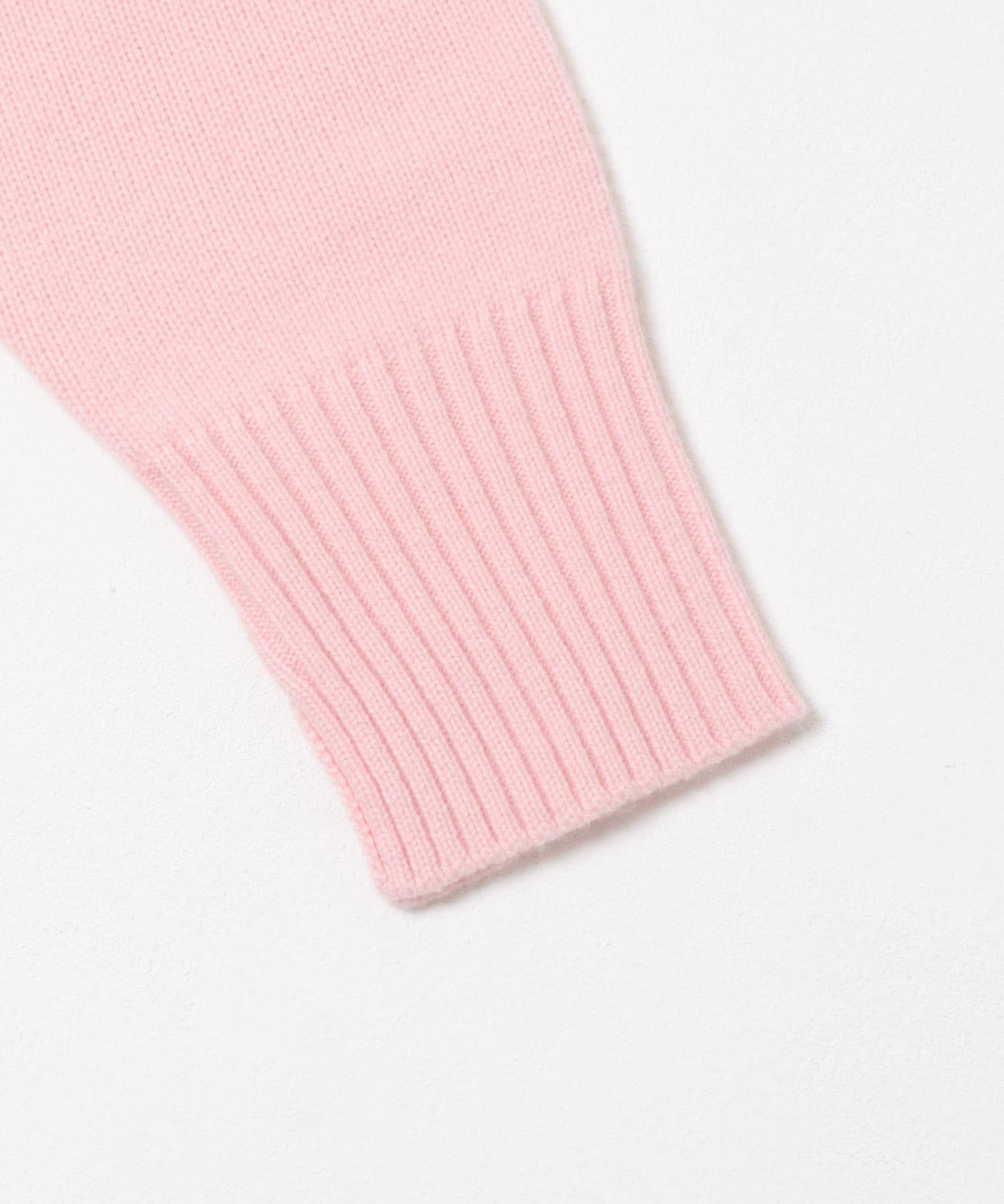『WEB/一部店舗限定』エクストラファインシームデザインニット BABY PINK FREE