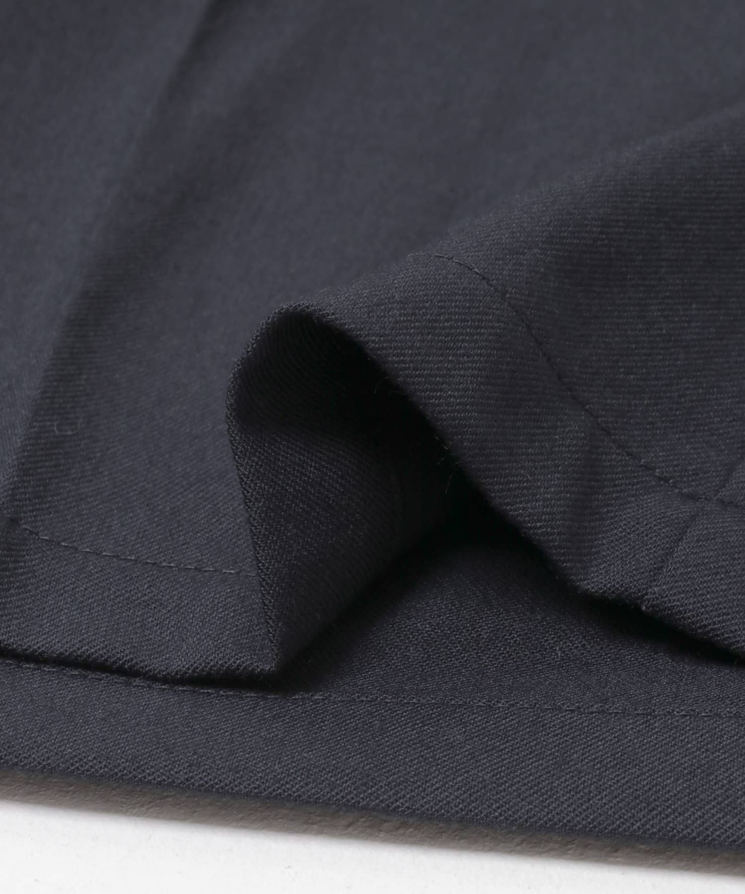 イージーケアウーステッドストレートパンツ NAVY 36