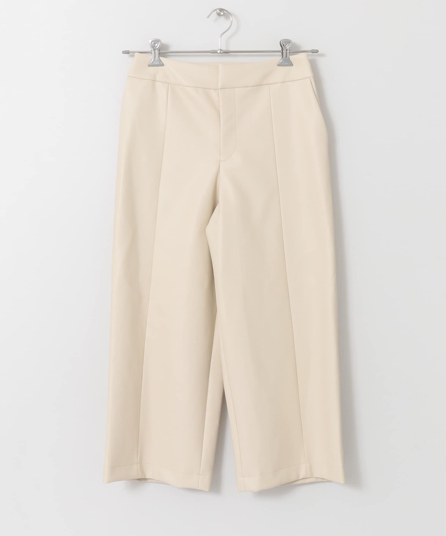 Lirica　eco leather pants IVORY 0