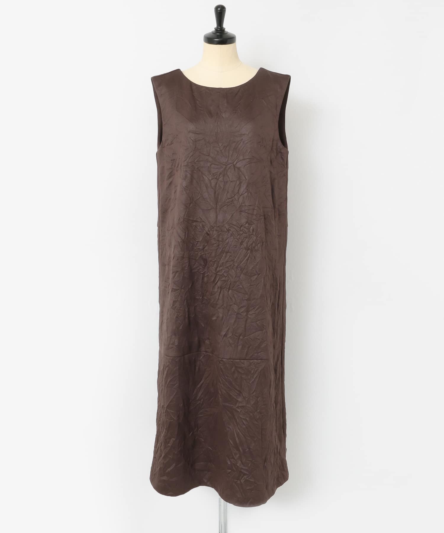 Lirica　catch washer Dress BROWN FREE