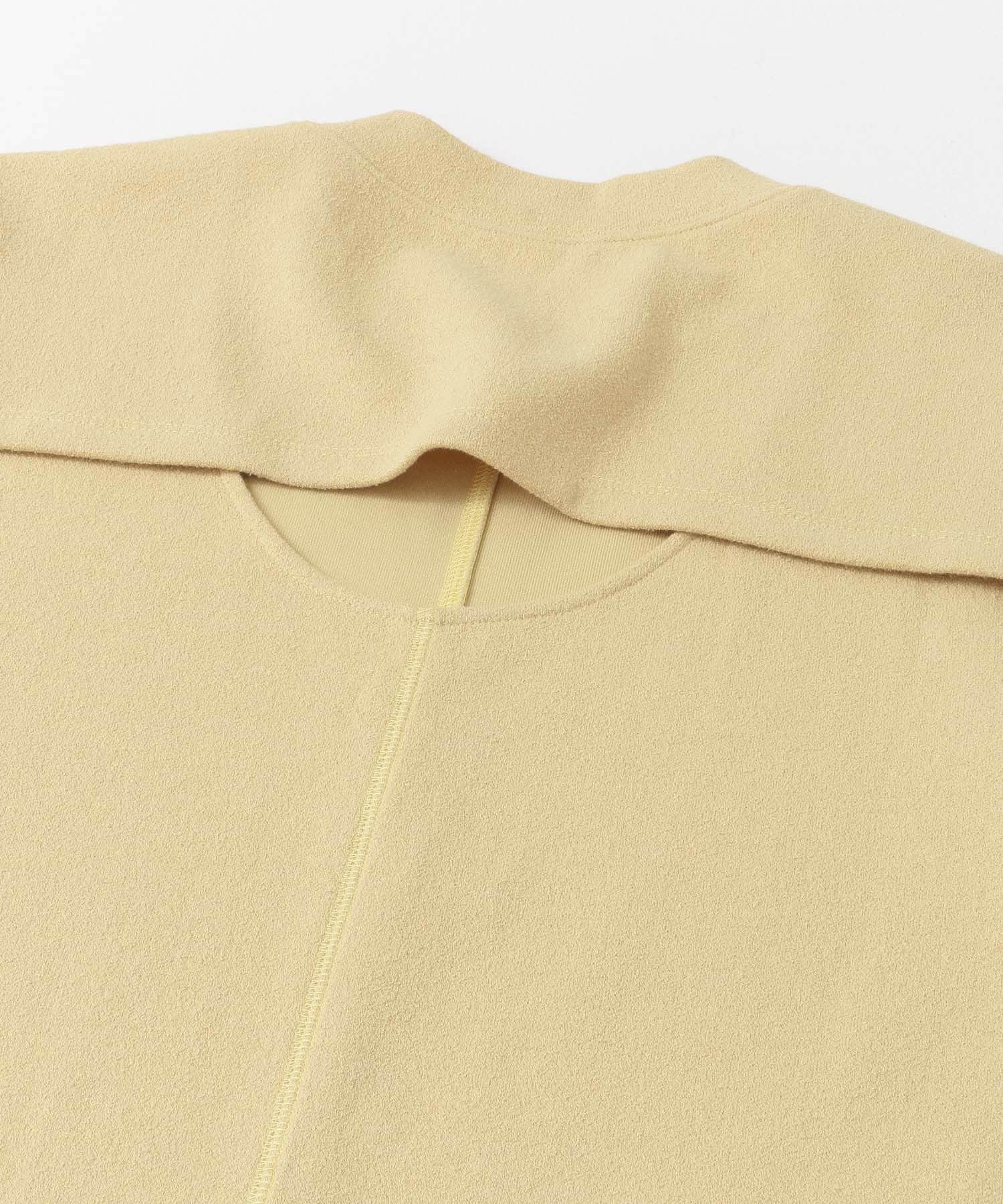 Lirica　shirring cut sew one-piece YELLOW FREE