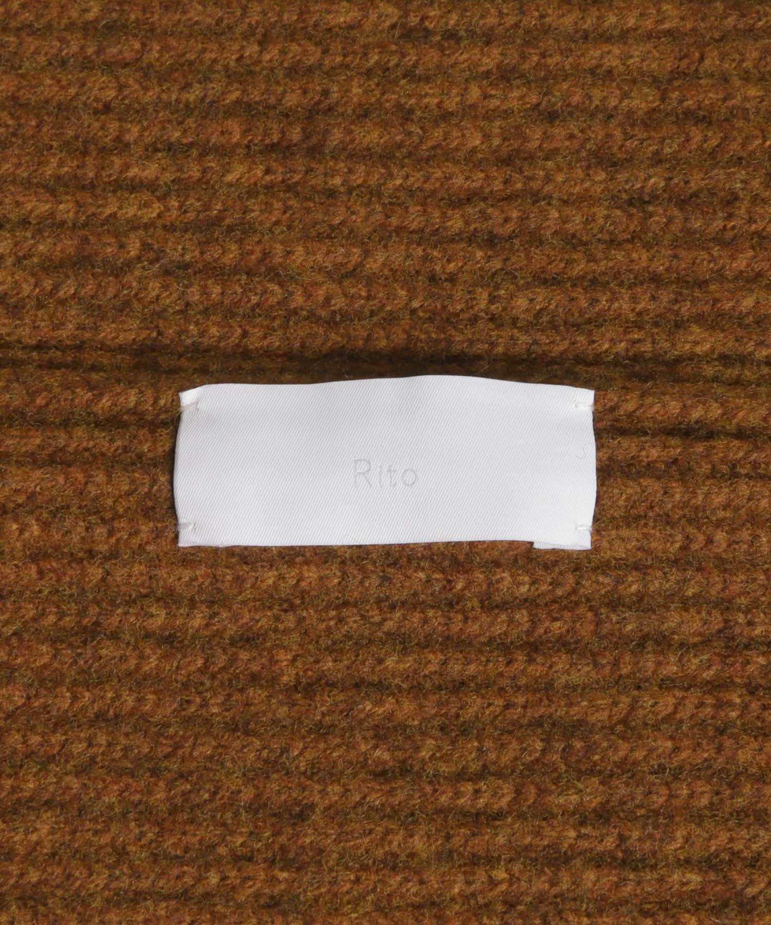 Rito　ASYMMETRY BIG CAPE∴ BRN 38