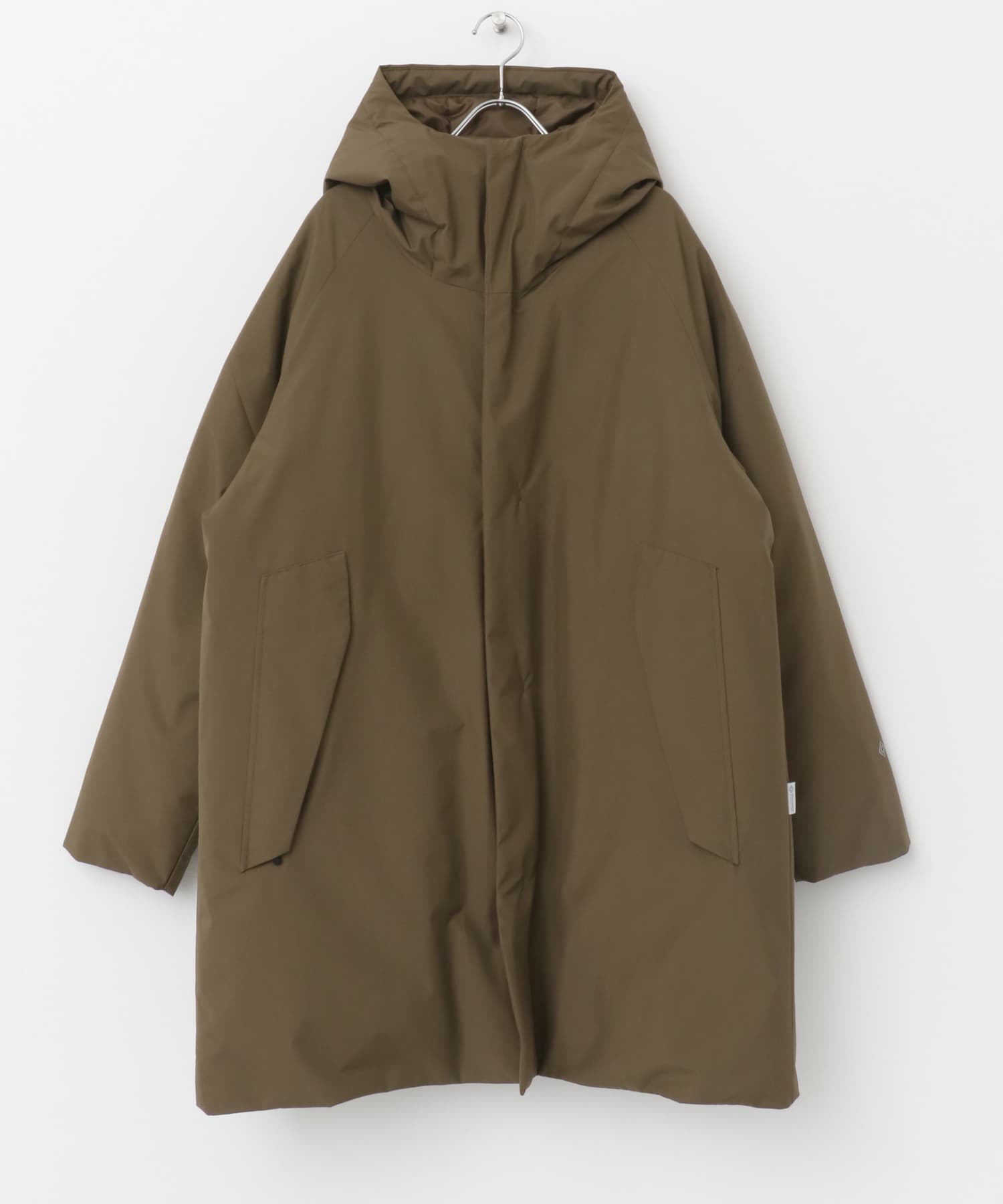 『別注』+phenix　WINDSTOPPER by GORE-TEX LABS ダウンコート BROWN S
