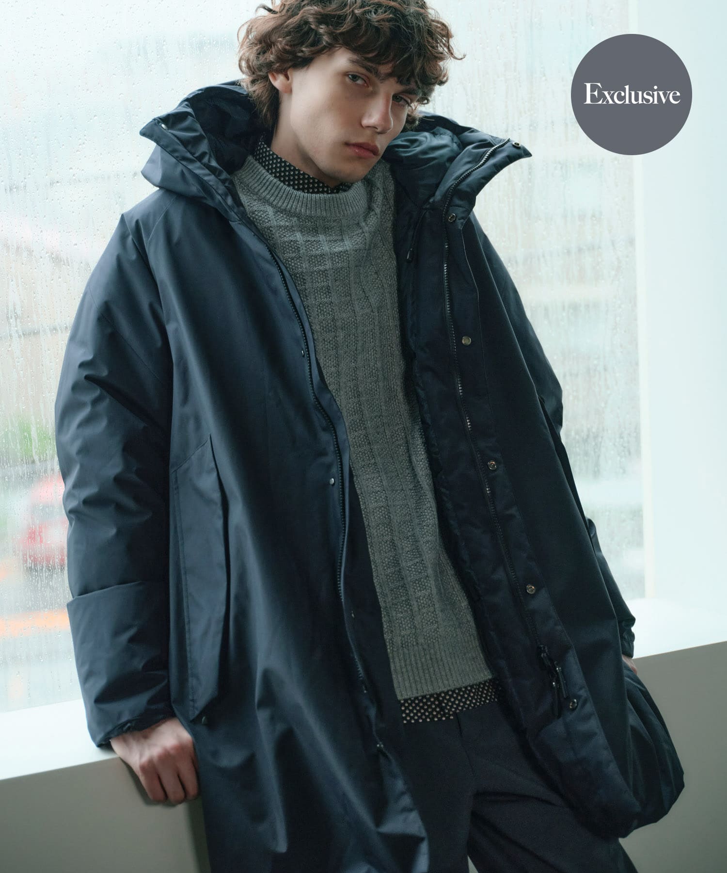 『別注』+phenix　WINDSTOPPER by GORE-TEX LABS ダウンコート