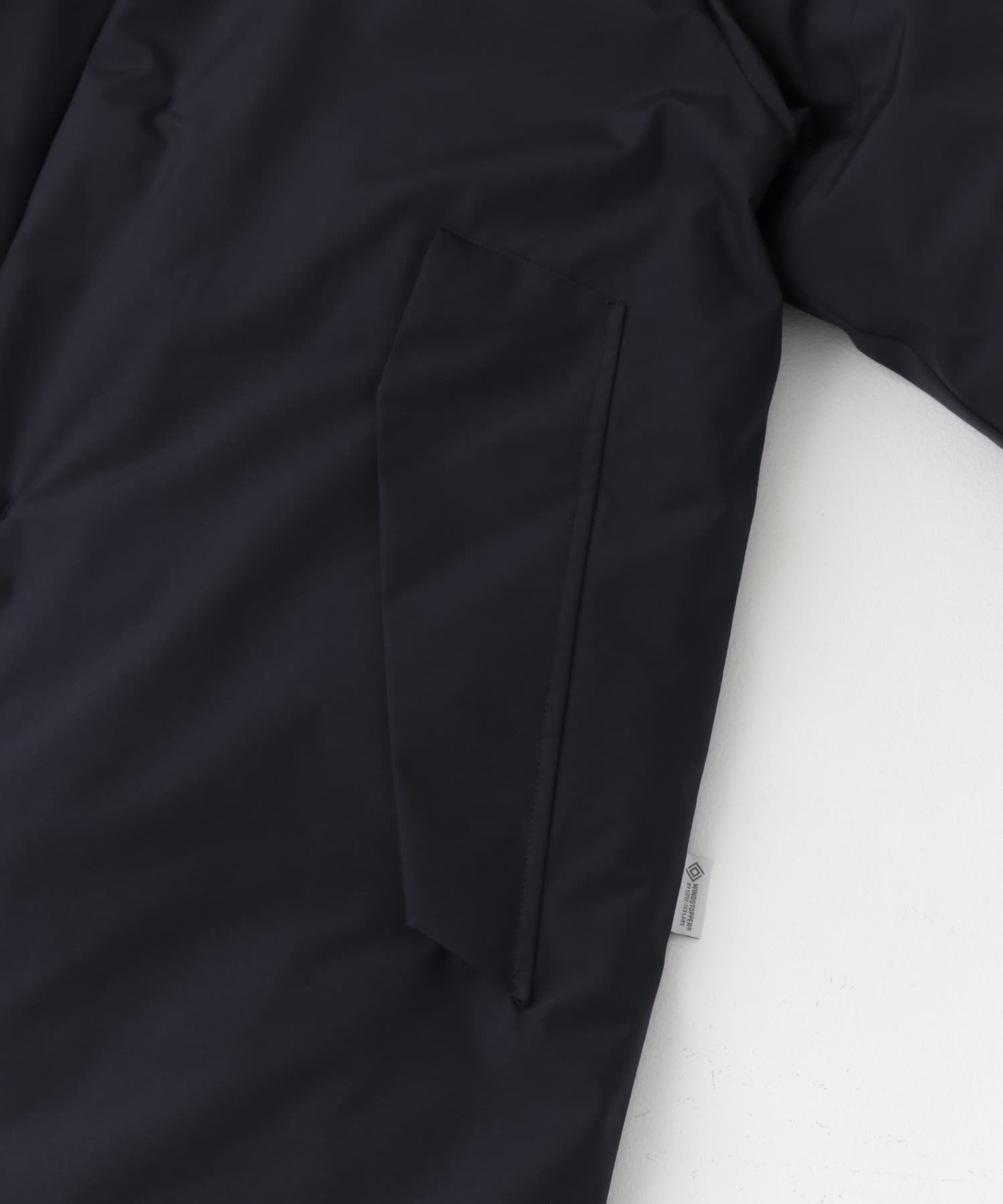 『別注』+phenix　WINDSTOPPER by GORE-TEX LABS ダウンコート NAVY S