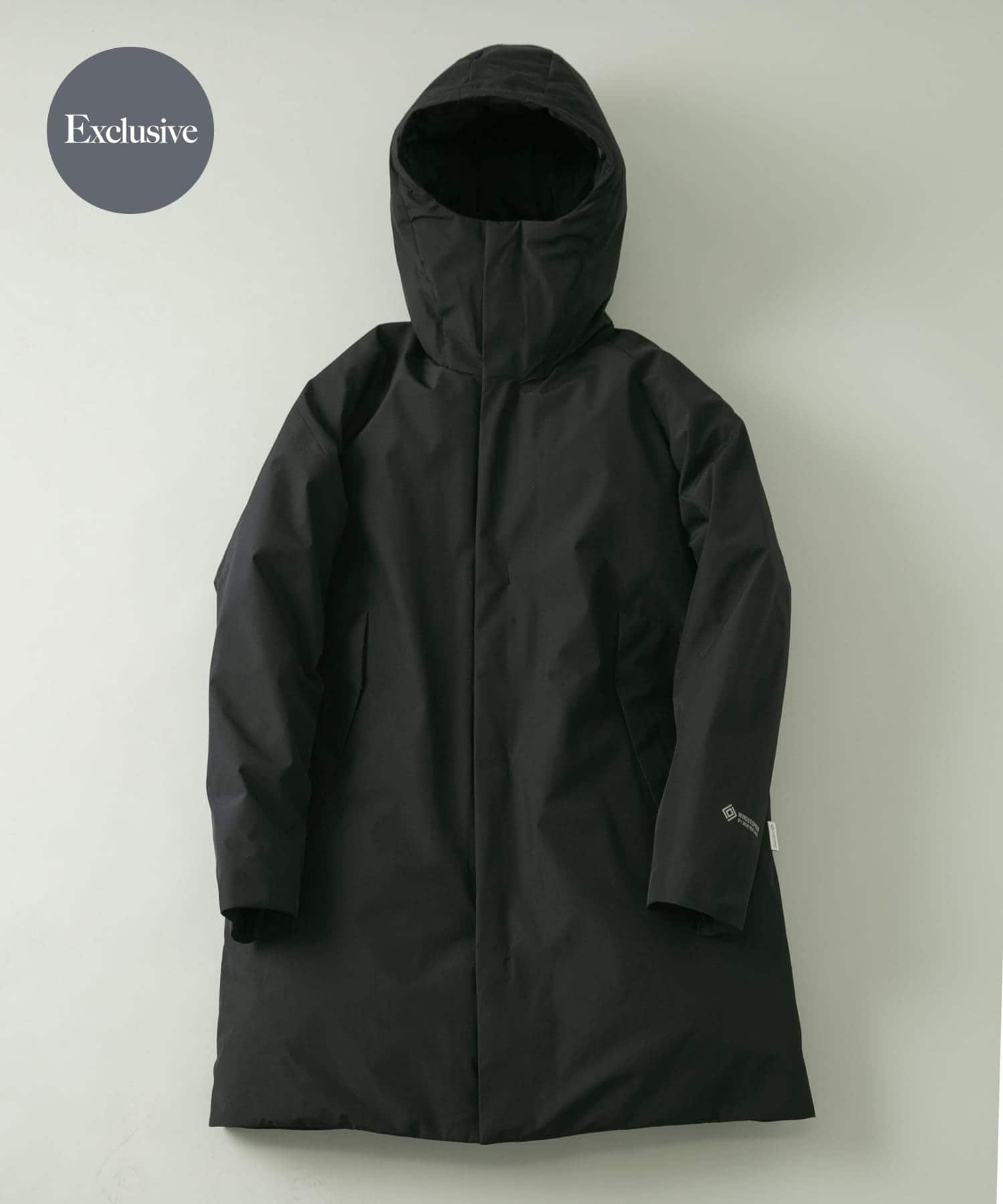 『別注』+phenix　WINDSTOPPER by GORE-TEX LABS ダウンコート BLACK S