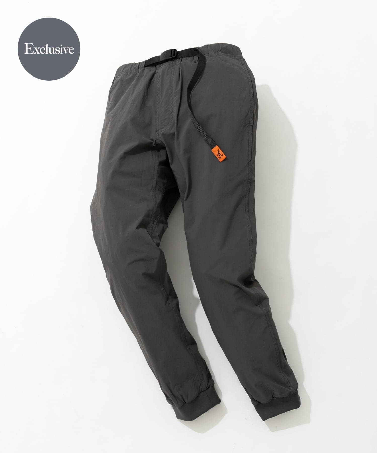 『別注』Gramicci　4WAYストレッチリブジョガーパンツ CHARCOAL M