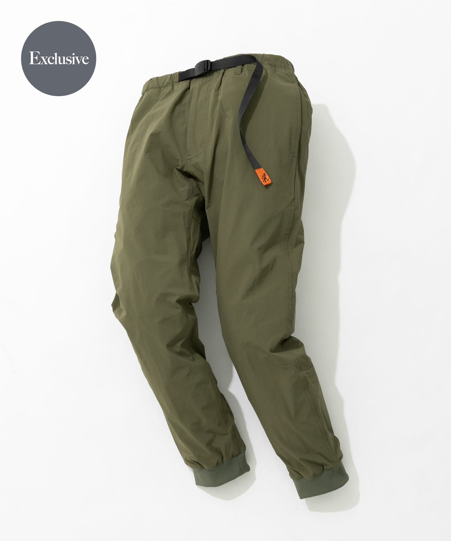 『別注』Gramicci　4WAYストレッチリブジョガーパンツ KHAKI L