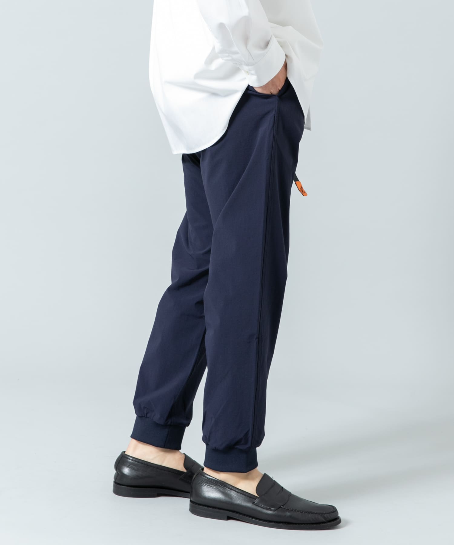 別注』Gramicci 4WAYストレッチリブジョガーパンツ(S BLACK): ボトム