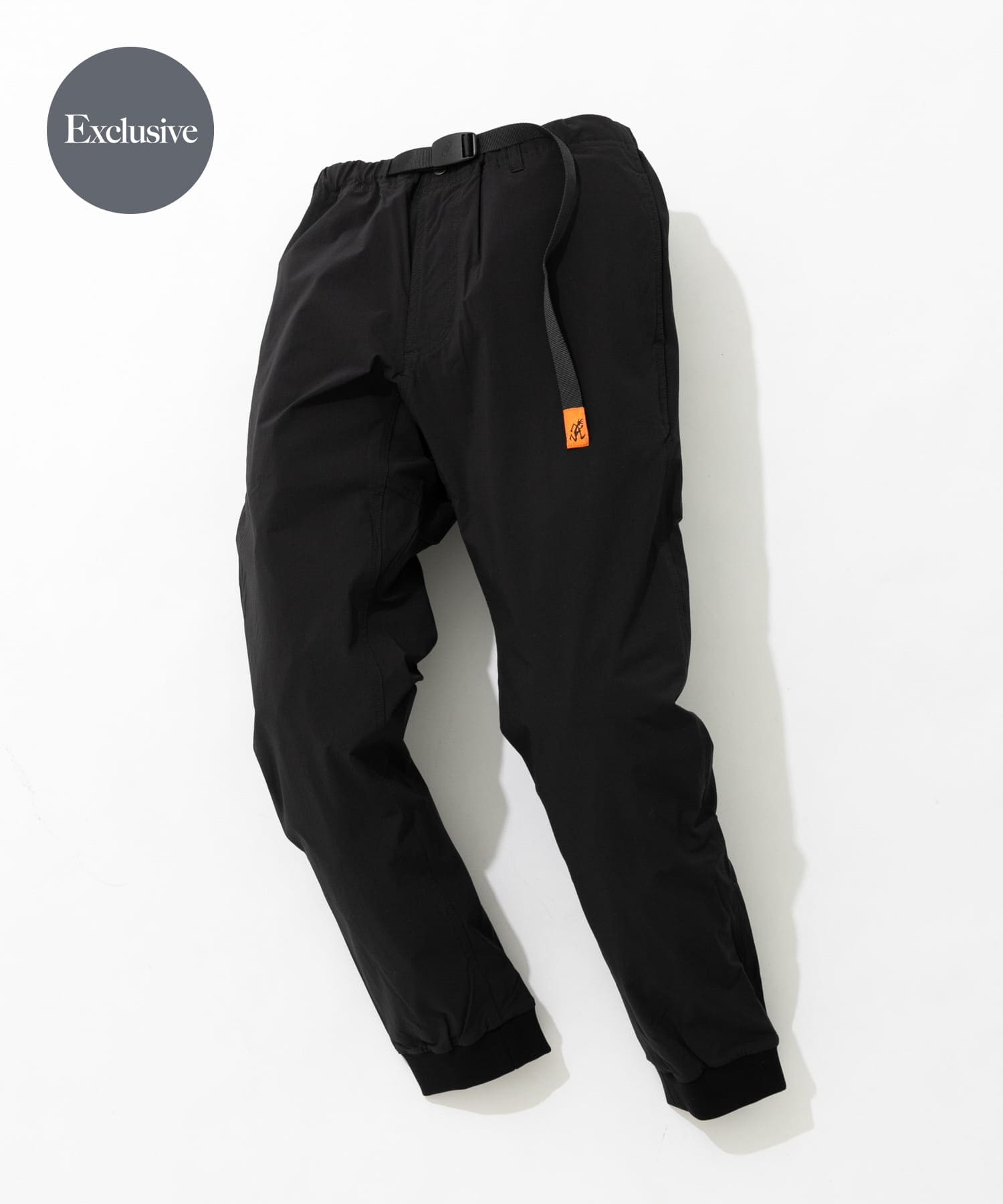 『別注』Gramicci　4WAYストレッチリブジョガーパンツ BLACK L