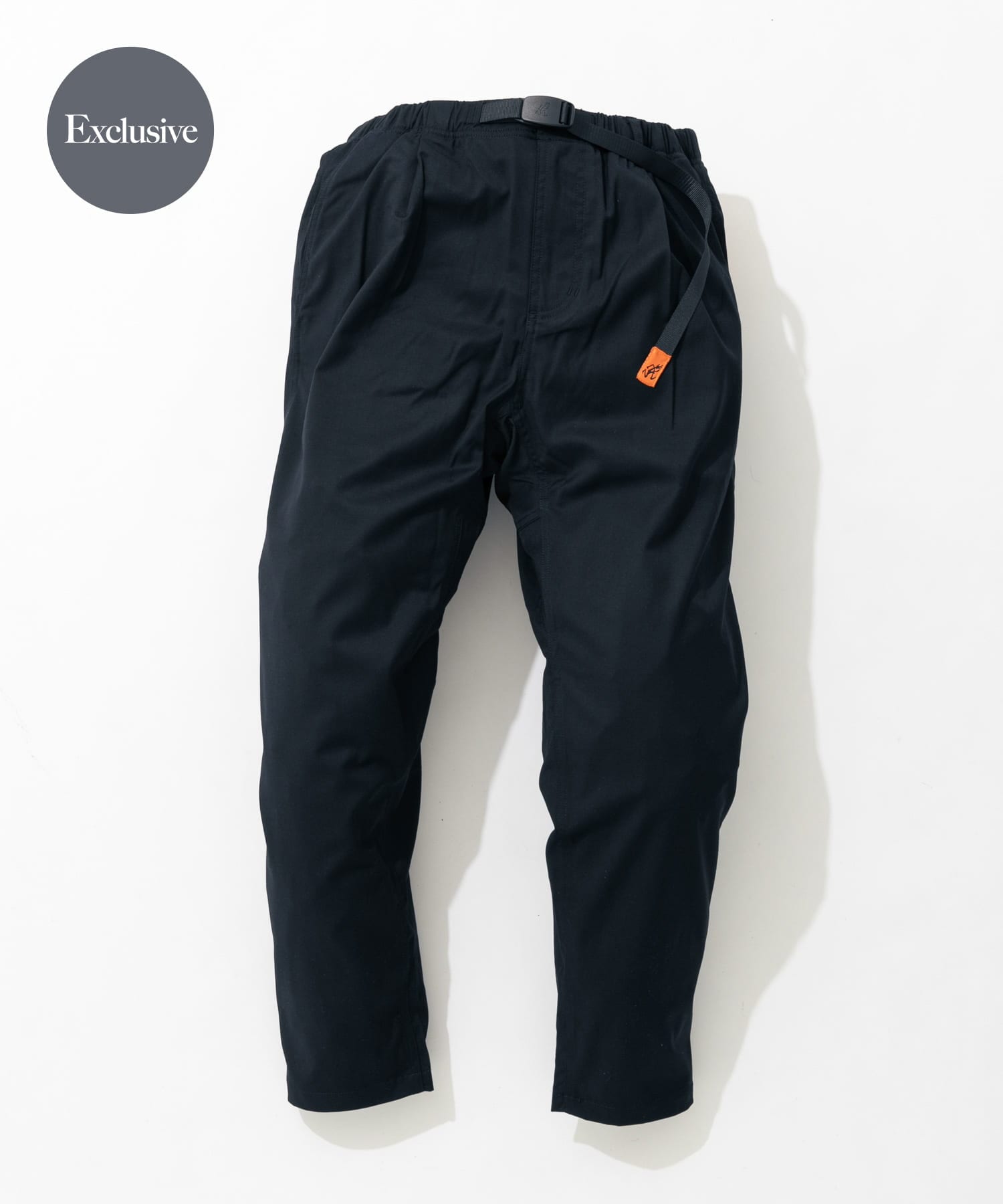 『別注』Gramicci　ストレッチギャバテーパードパンツ NAVY M