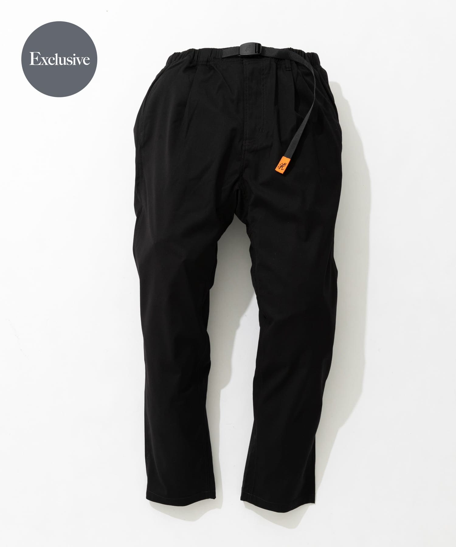 『別注』Gramicci　ストレッチギャバテーパードパンツ BLACK L