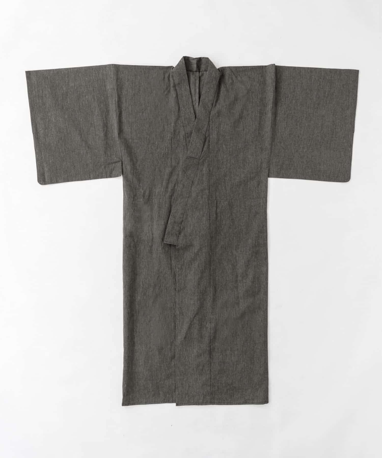 紳士浴衣　綿麻