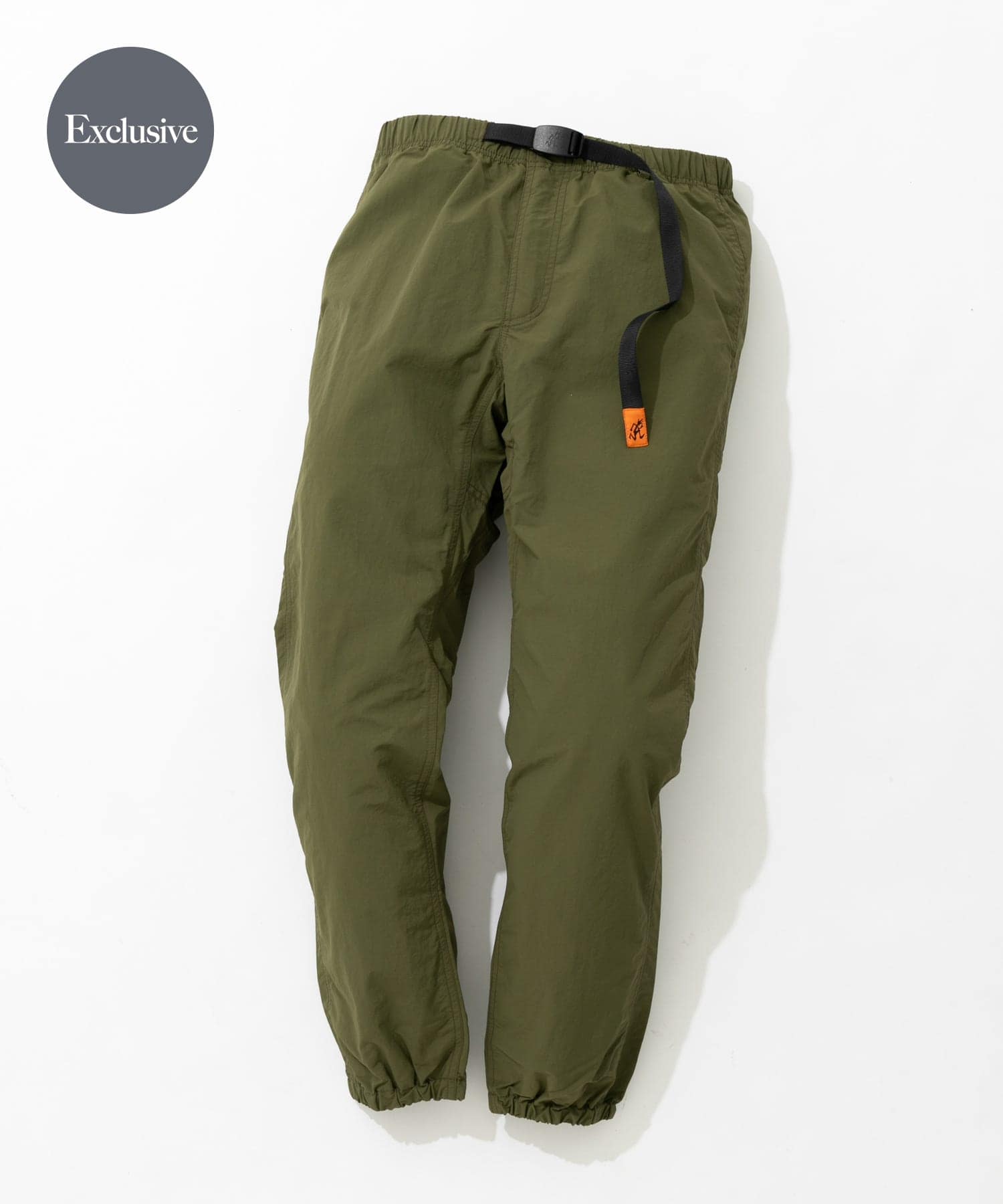 『別注』Gramicci　デュラブルナイロンジョガーパンツ OLIVE L