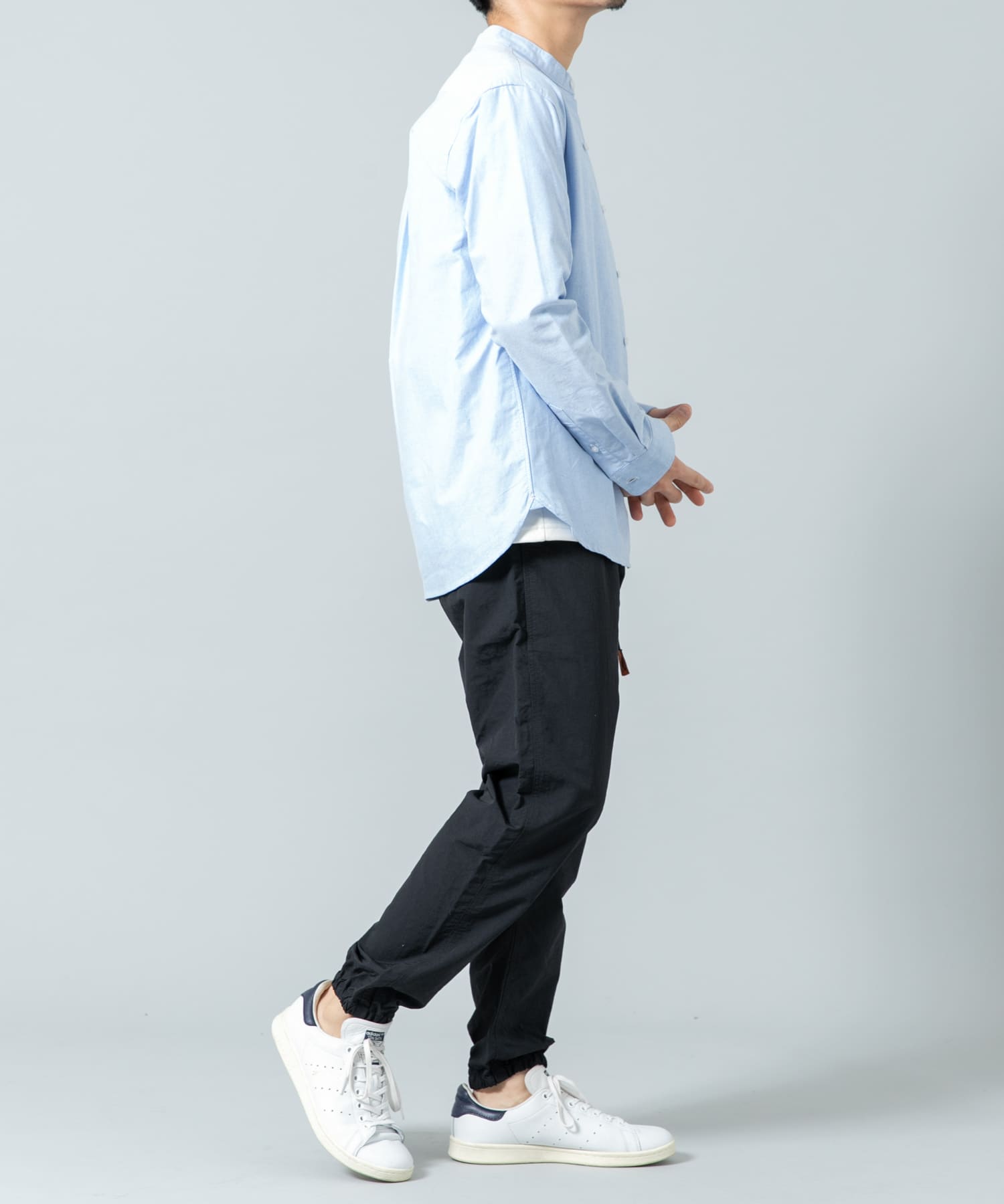 『別注』Gramicci　デュラブルナイロンジョガーパンツ BLACK L