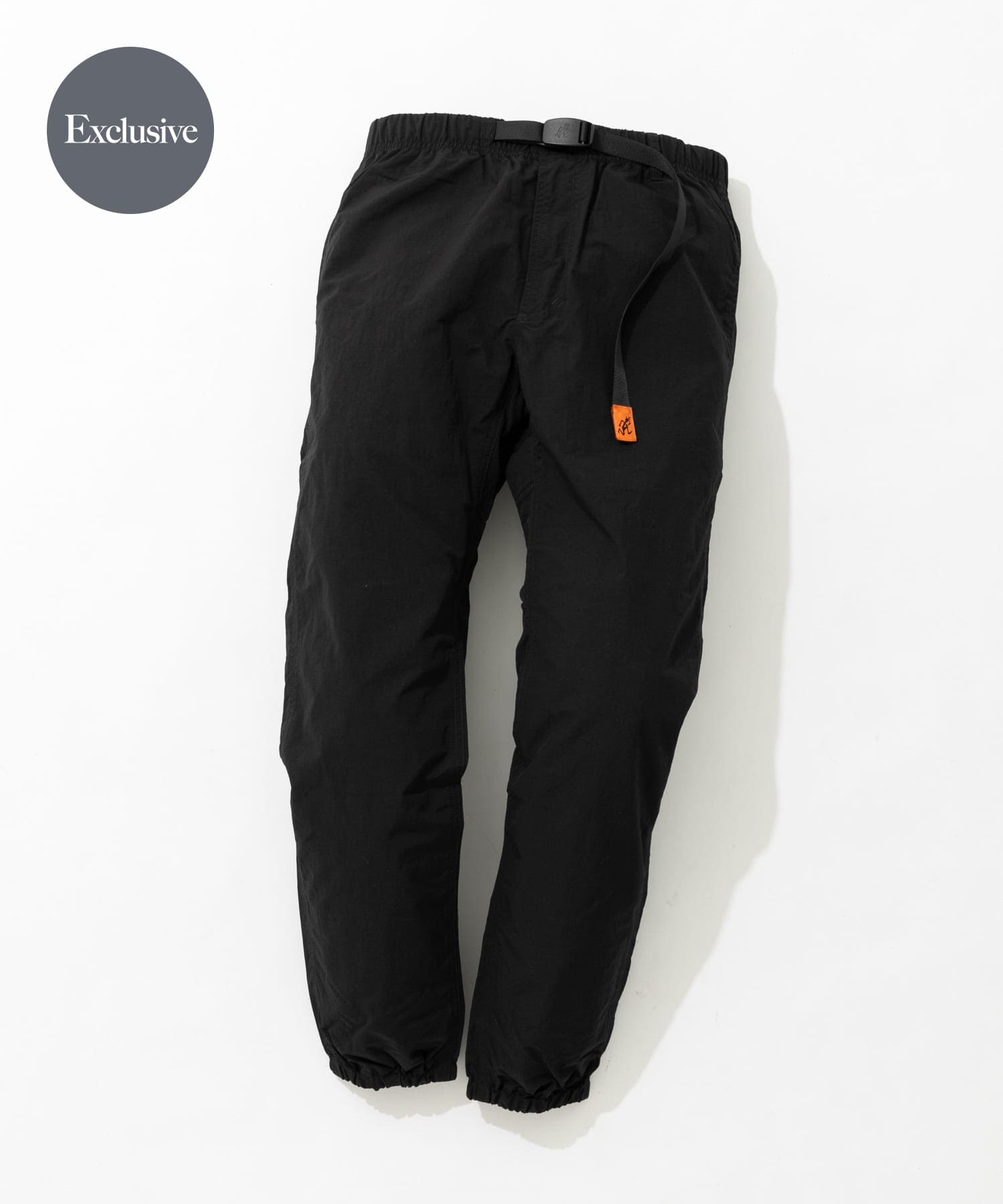 『別注』Gramicci　デュラブルナイロンジョガーパンツ BLACK L