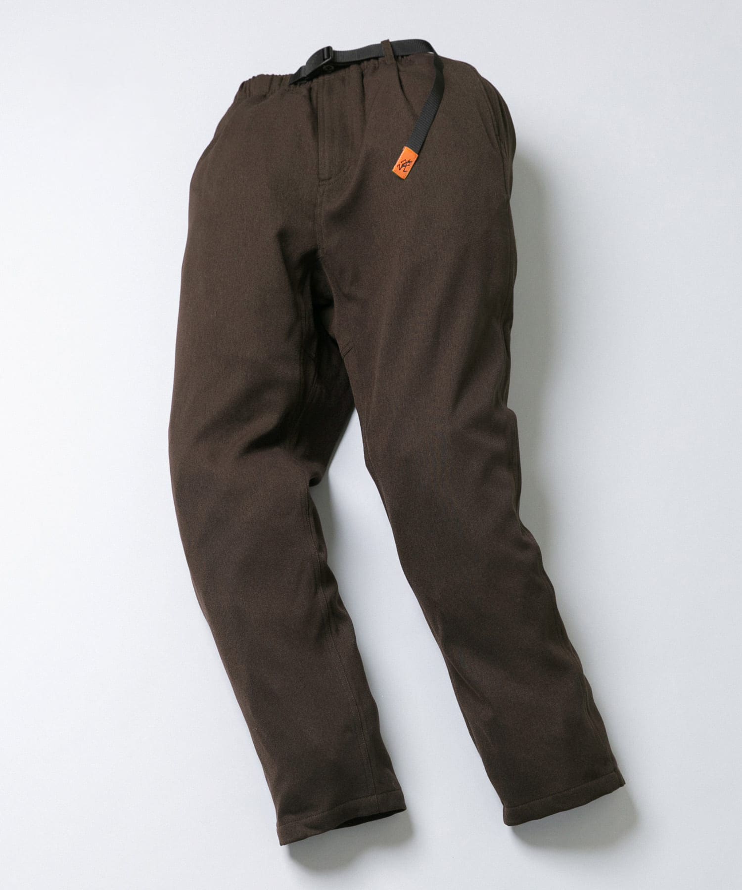『別注』Gramicci　ウォッシャブルウォームワンタックパンツ BROWN L