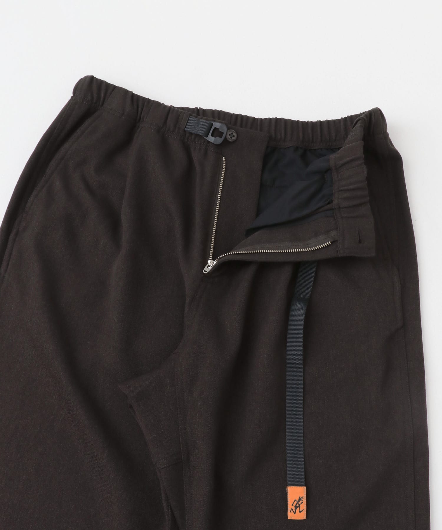 『別注』Gramicci　ウォッシャブルウォームワンタックパンツ BROWN S