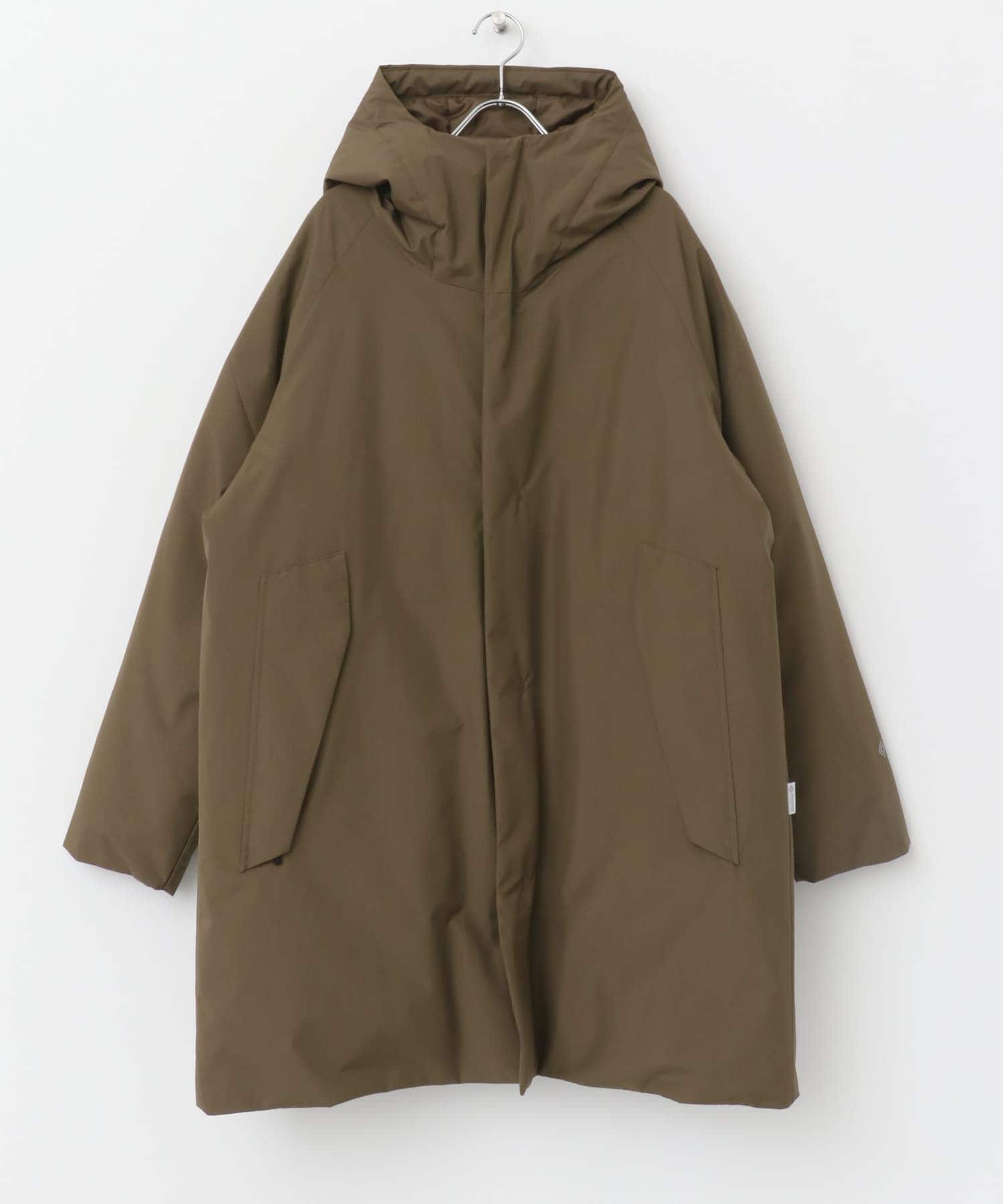 『別注』+phenix　WINDSTOPPER by GORE-TEX LABS ダウンコート BROWN S