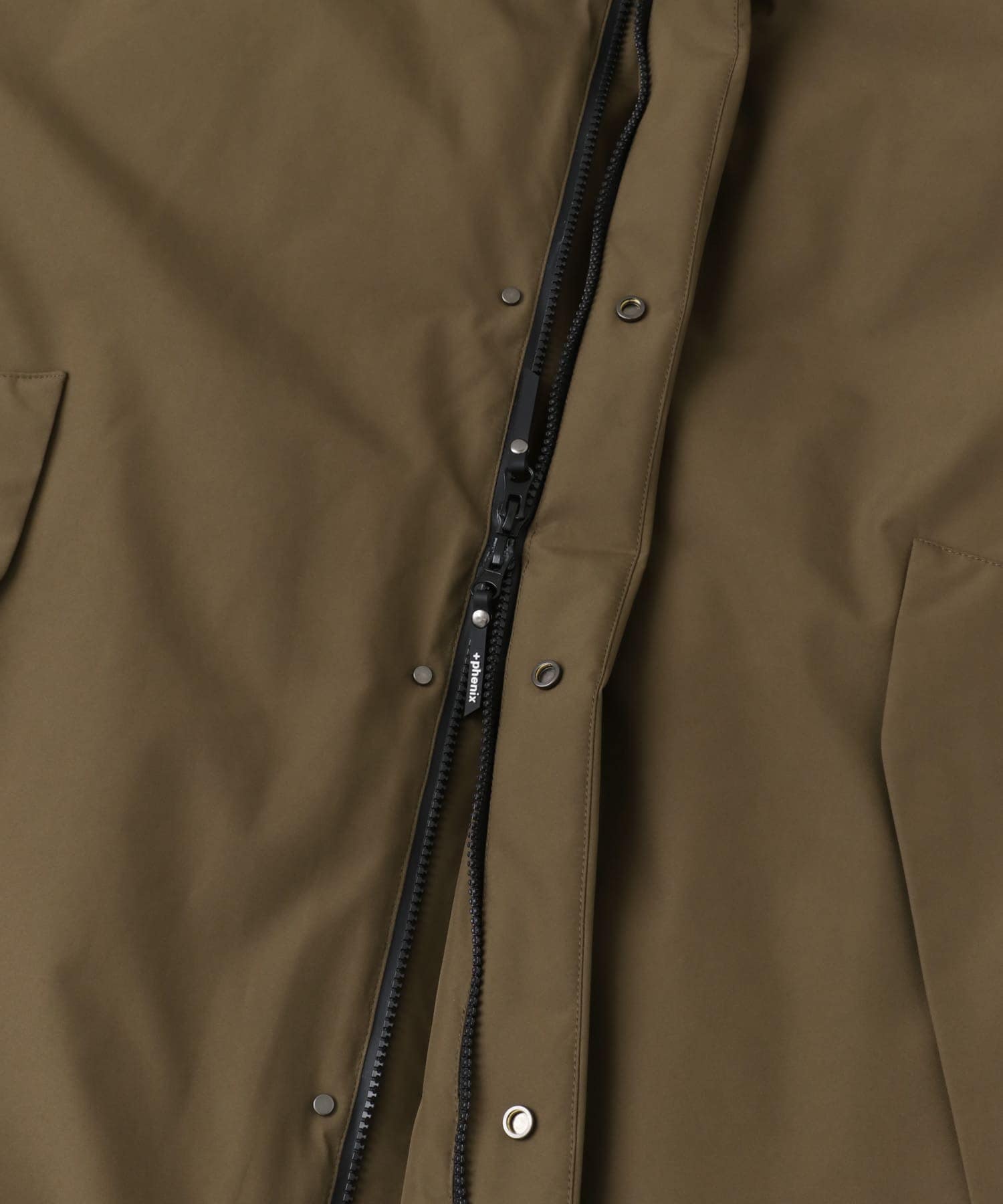 『別注』+phenix　WINDSTOPPER by GORE-TEX LABS ダウンコート BROWN S