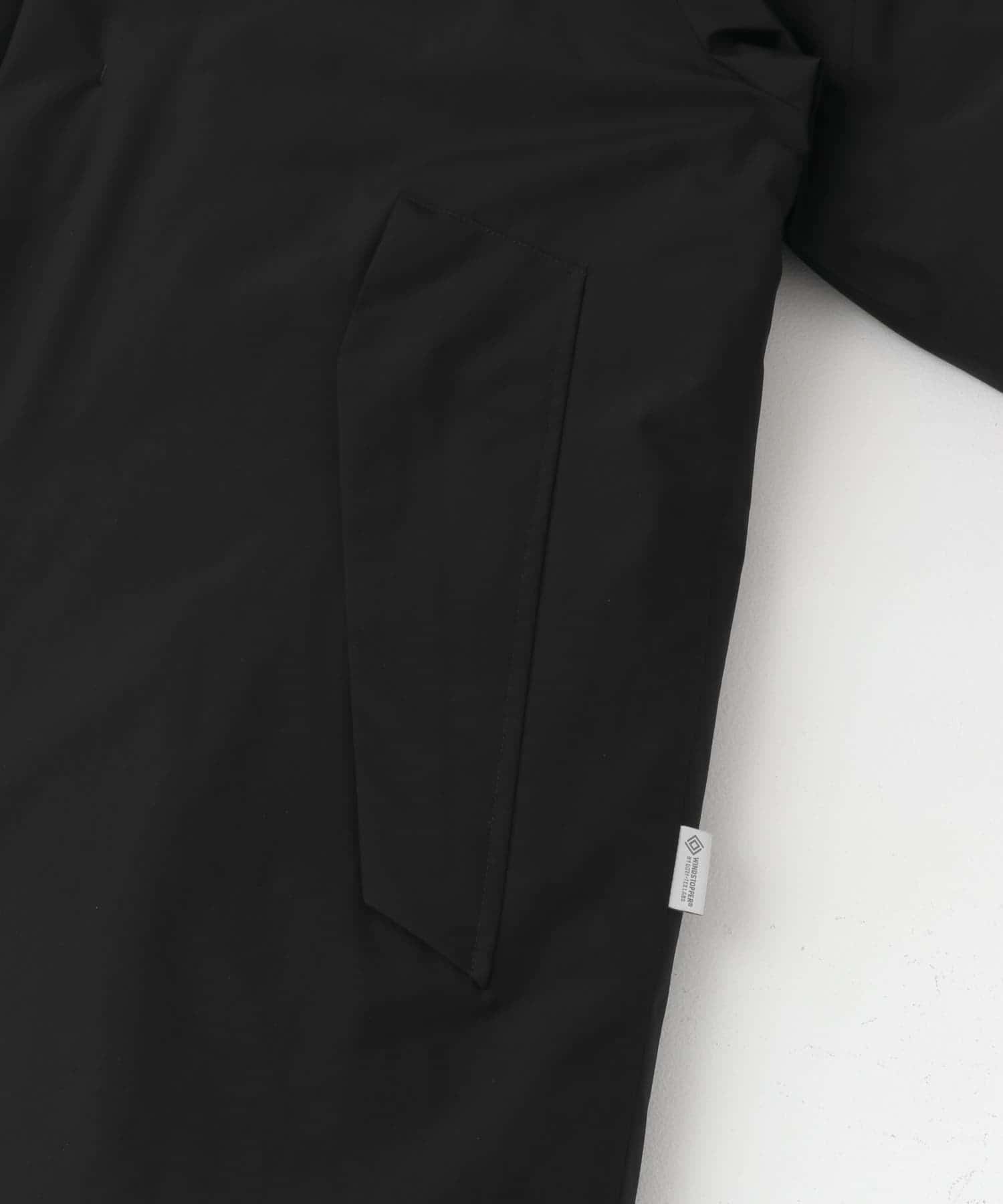 『別注』+phenix　WINDSTOPPER by GORE-TEX LABS ダウンコート BLACK S