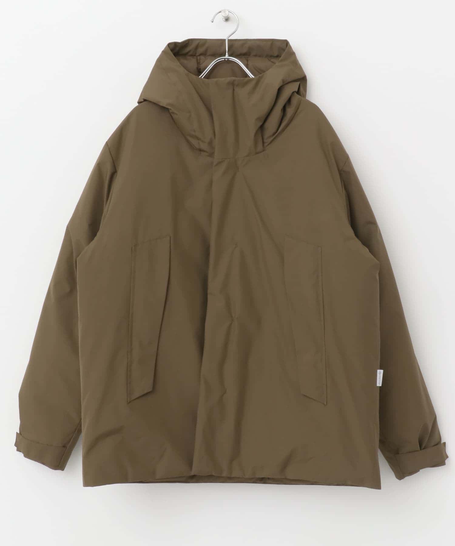 『別注』+phenix　WINDSTOPPER by GORE-TEX LABS ダウンジャケット BROWN S