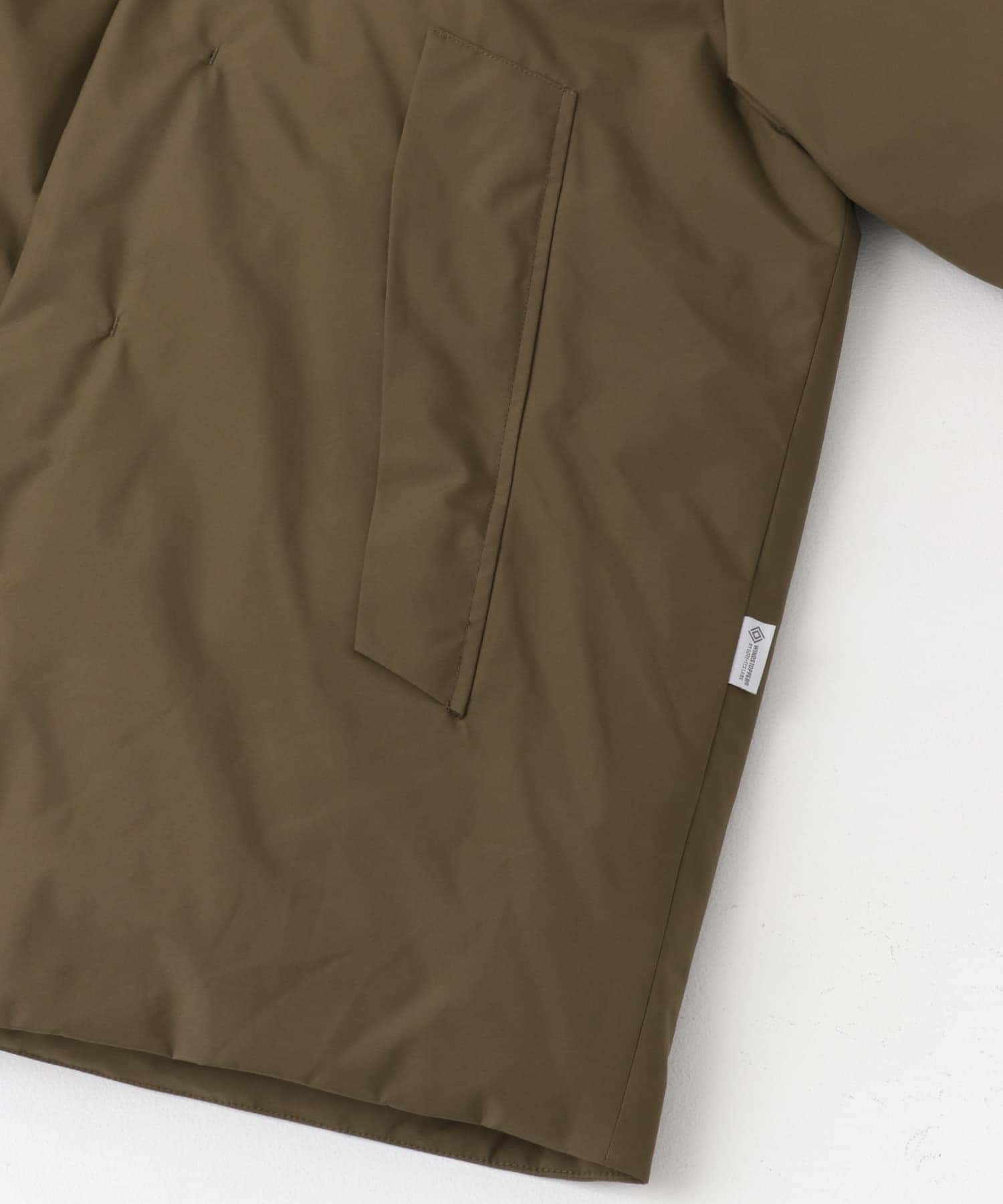 『別注』+phenix　WINDSTOPPER by GORE-TEX LABS ダウンジャケット BROWN S