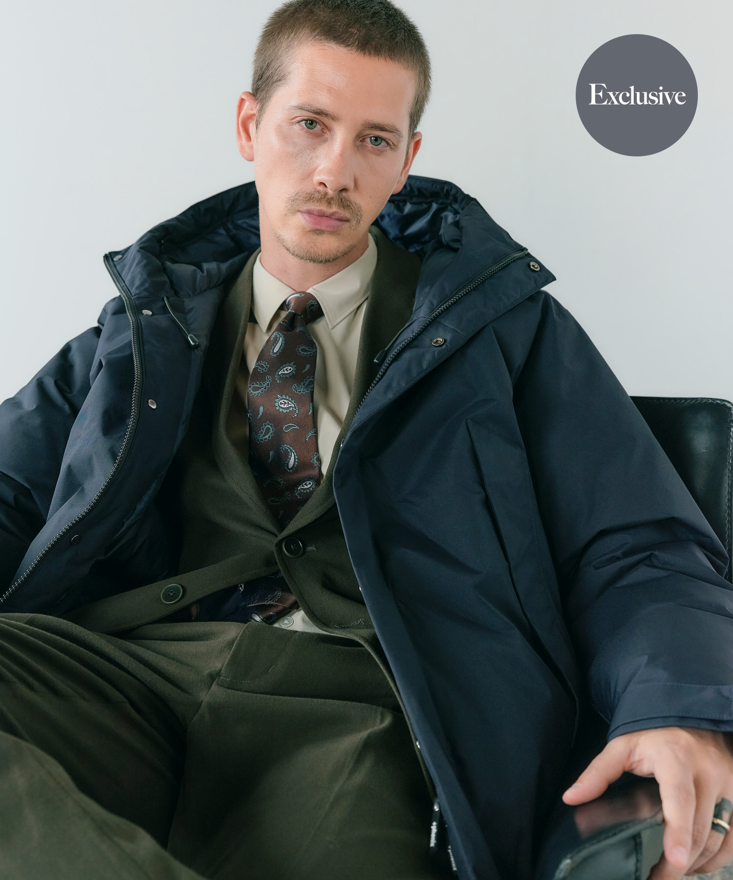 『別注』+phenix　WINDSTOPPER by GORE-TEX LABS ダウンジャケット