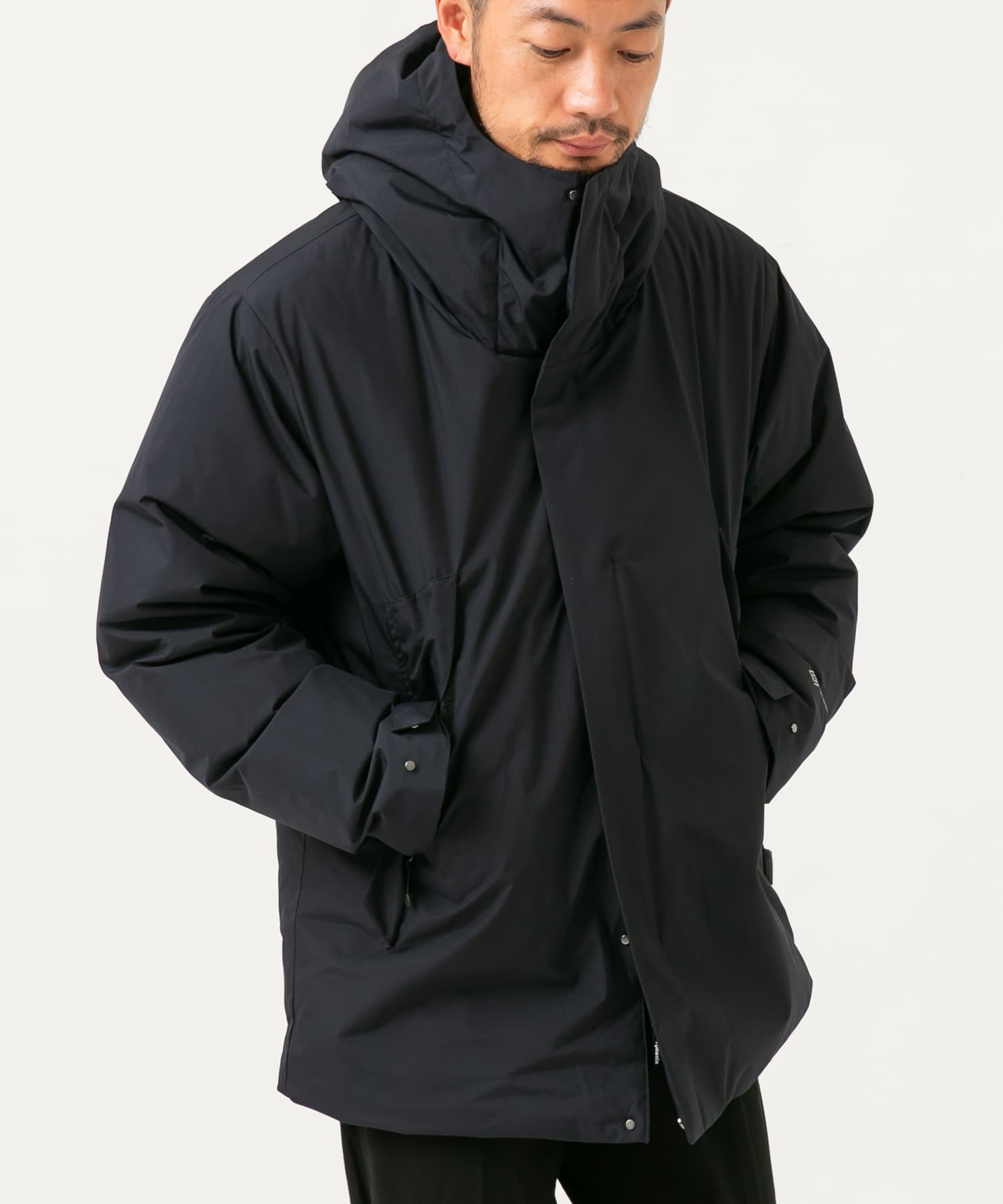 別注』+phenix WINDSTOPPER by GORE-TEX LABS ダウンジャケット(S NAVY