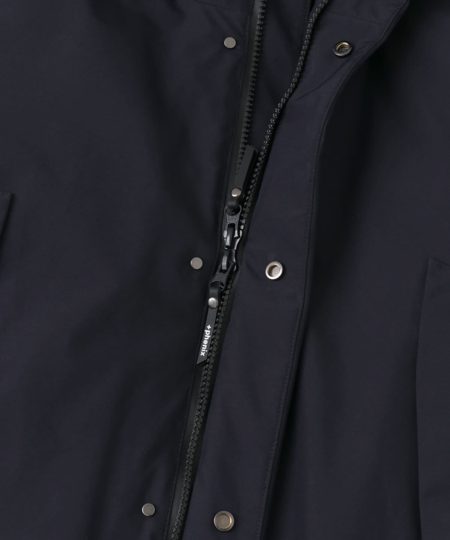 『別注』+phenix　WINDSTOPPER by GORE-TEX LABS ダウンジャケット NAVY S