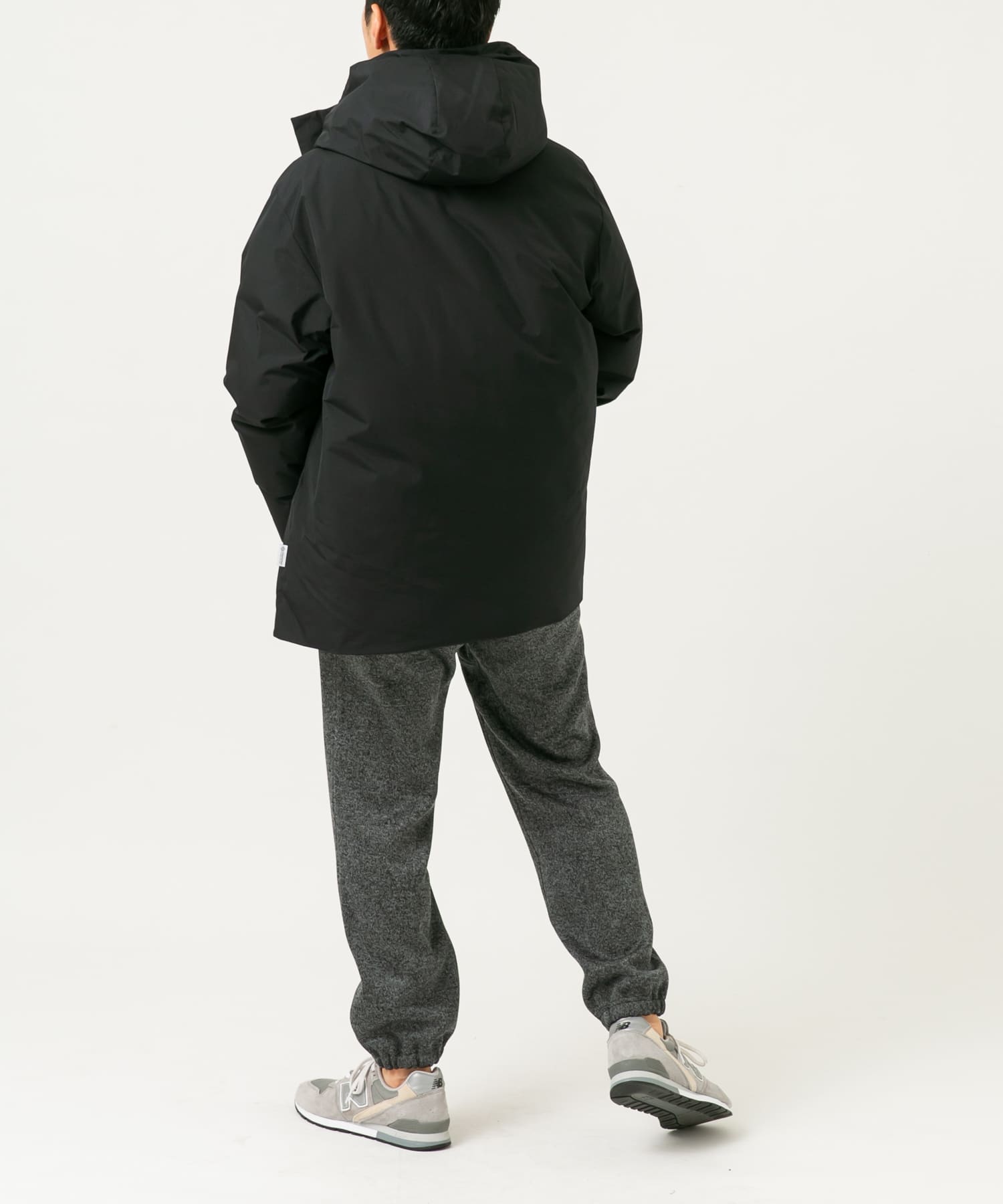 『別注』+phenix　WINDSTOPPER by GORE-TEX LABS ダウンジャケット BLACK M