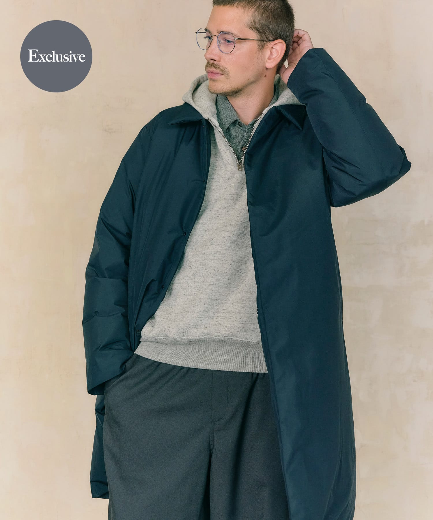 『別注』+phenix　WINDSTOPPER by GORE-TEX LABSスタンドダウンコート
