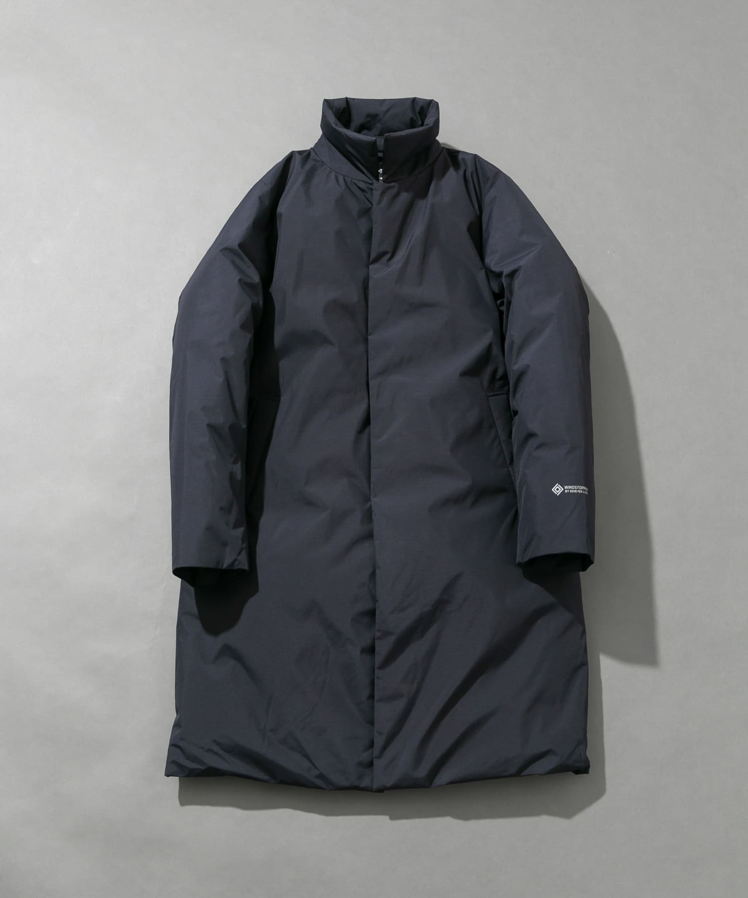 『別注』+phenix　WINDSTOPPER by GORE-TEX LABSスタンドダウンコート NAVY M