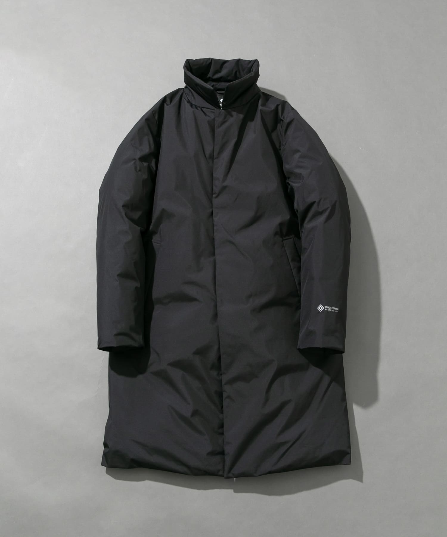 『別注』+phenix　WINDSTOPPER by GORE-TEX LABSスタンドダウンコート BLACK M