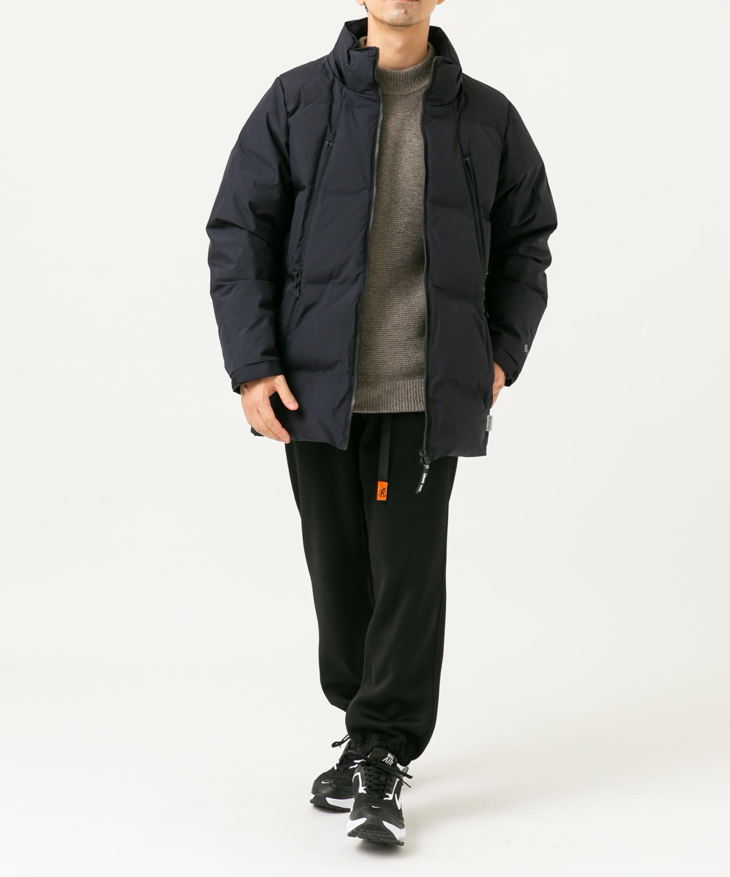 『別注』+phenix　WINDSTOPPER by GORE-TEX LABS 2WAYダウンJK NAVY L