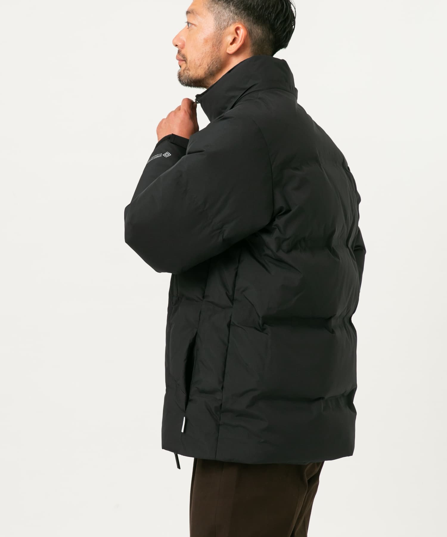 別注』+phenix WINDSTOPPER by GORE-TEX LABS 2WAYダウンJK(M BLACK