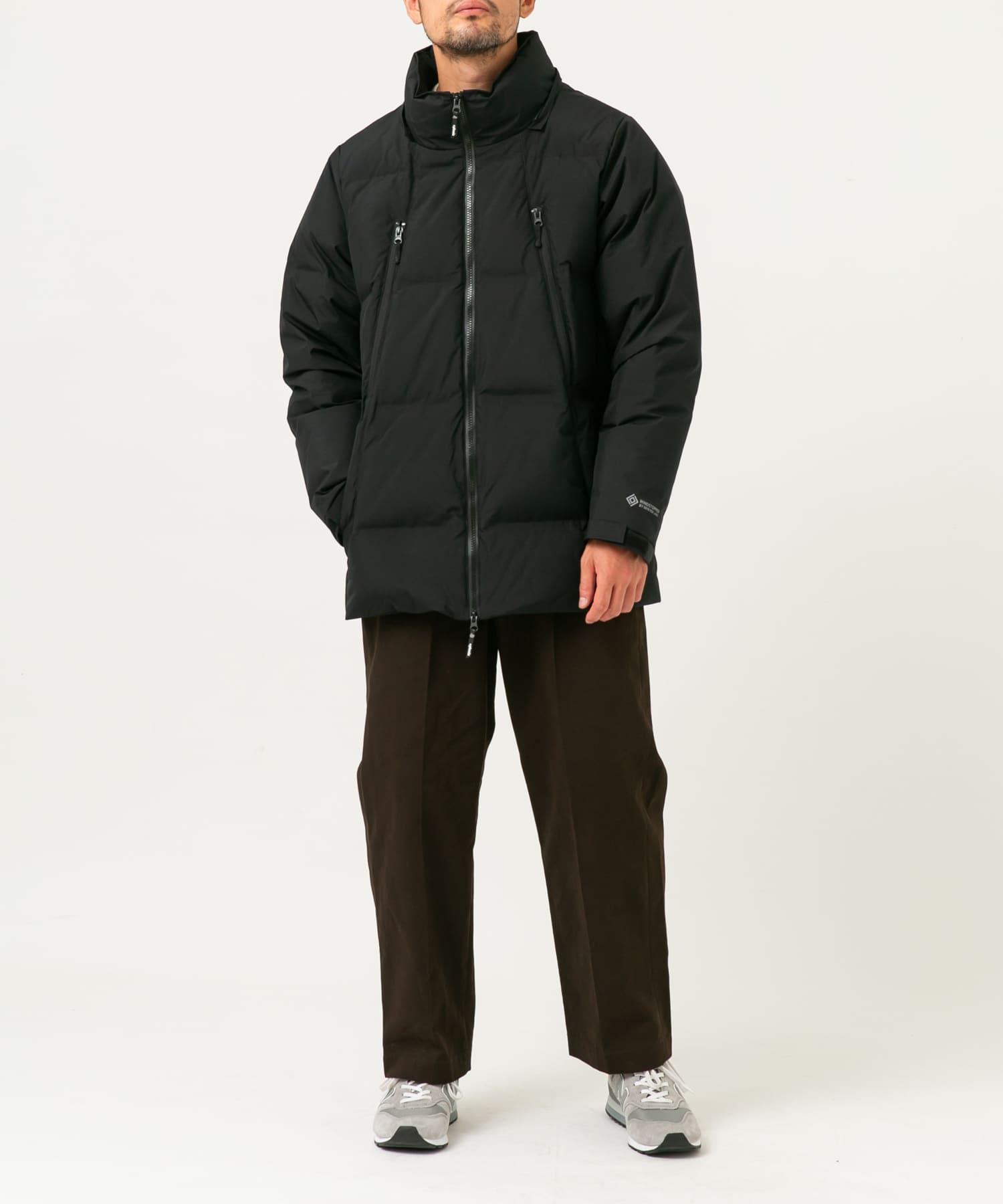 別注』+phenix WINDSTOPPER by GORE-TEX LABS 2WAYダウンJK(M BLACK 