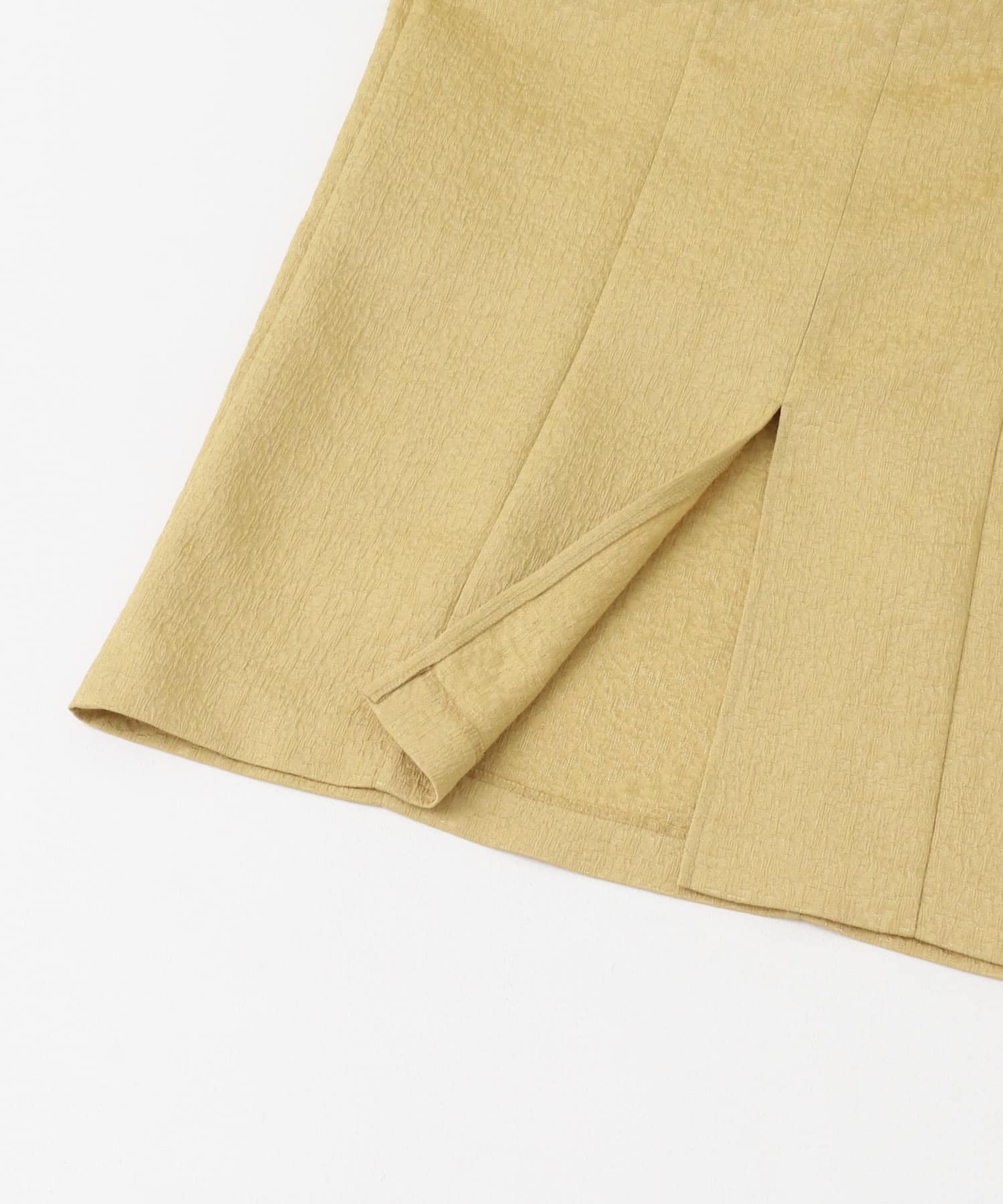 kaene　ショルダーデザインドレス yellow 36