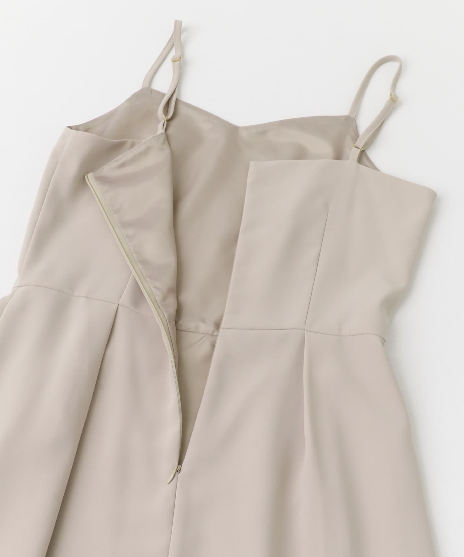 『別注』kaene×ROSSO　スパンコールブラウスセットドレス beige 38