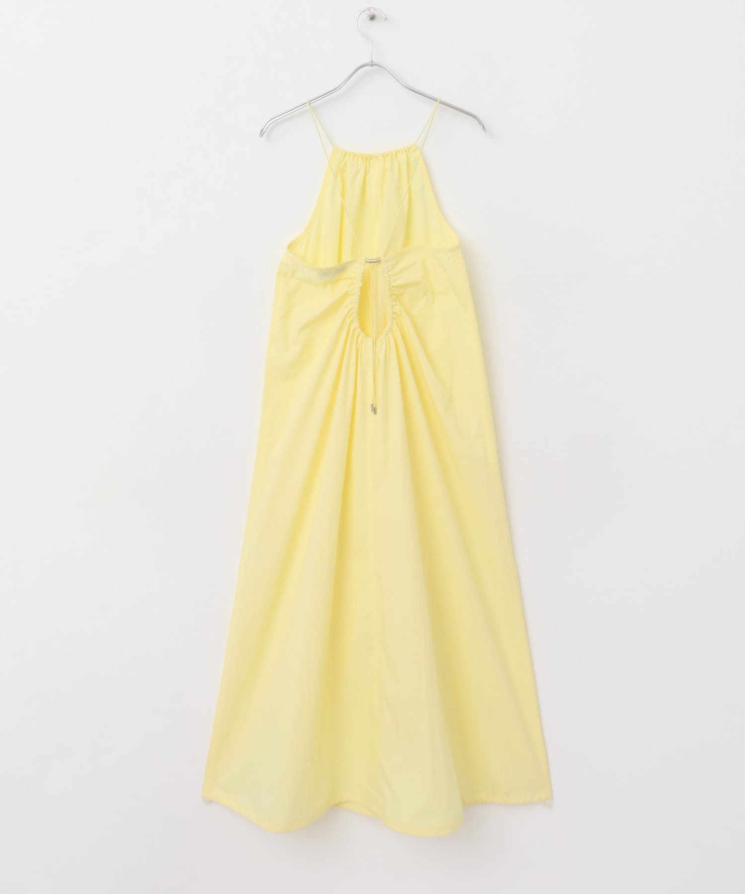 le　HALTER-NECK DRAWSTRING ONE-PIECE LEMON FREE