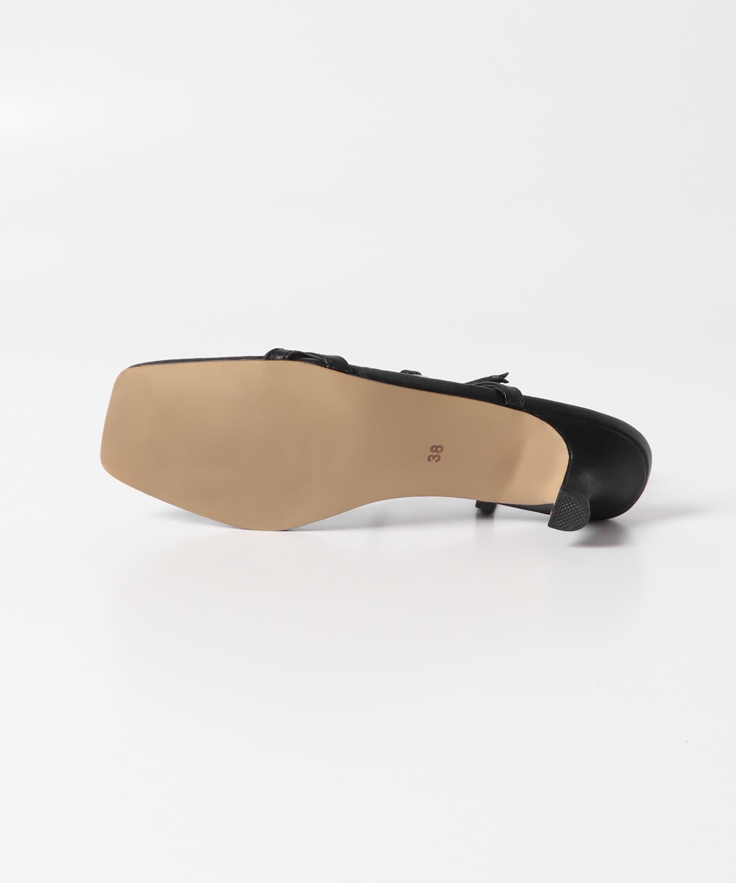 REMME　ナローストラップサンダル NEGRO 36