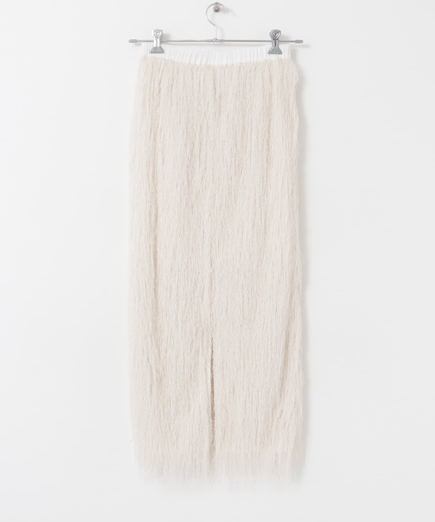 ELENDEEK　FRINGE STRAIGHT SKIRT OWHT 2