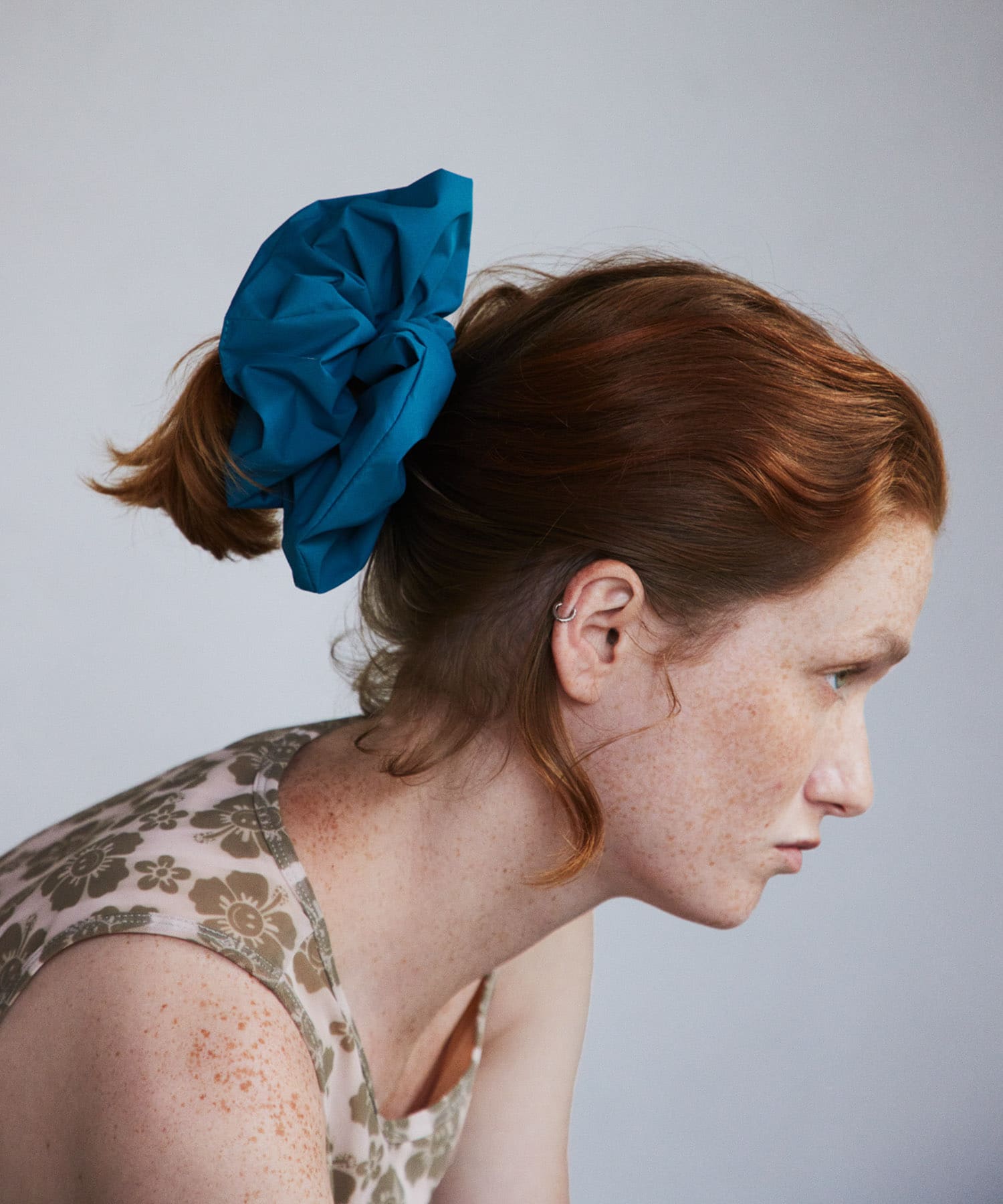 TRESSE　Mila BIG CHOUCHOU blue -