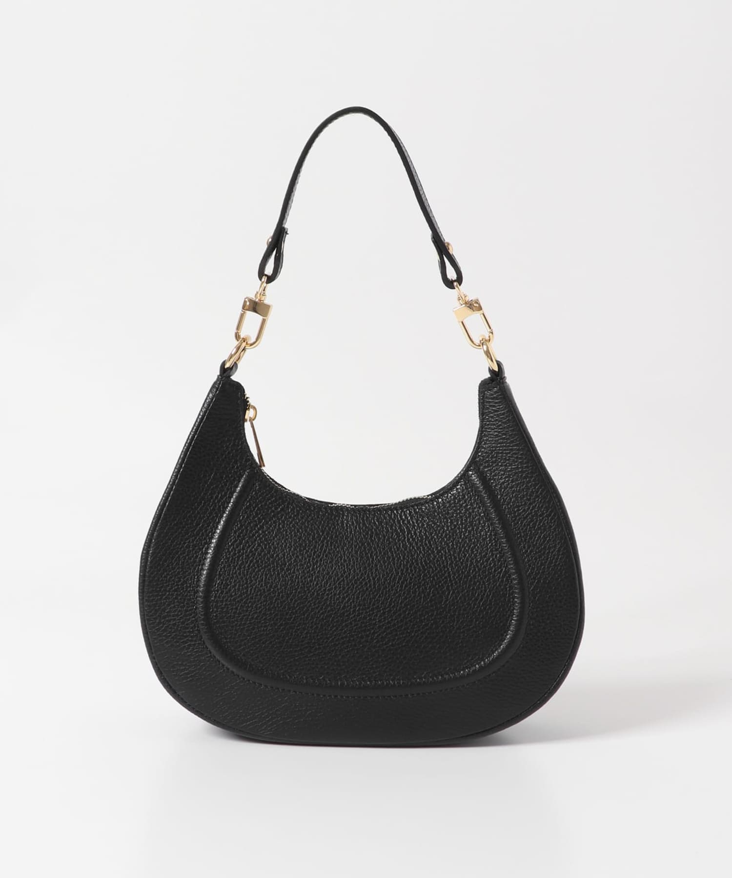 AULENTTI　レザーショルダーバッグ NEGRO FREE