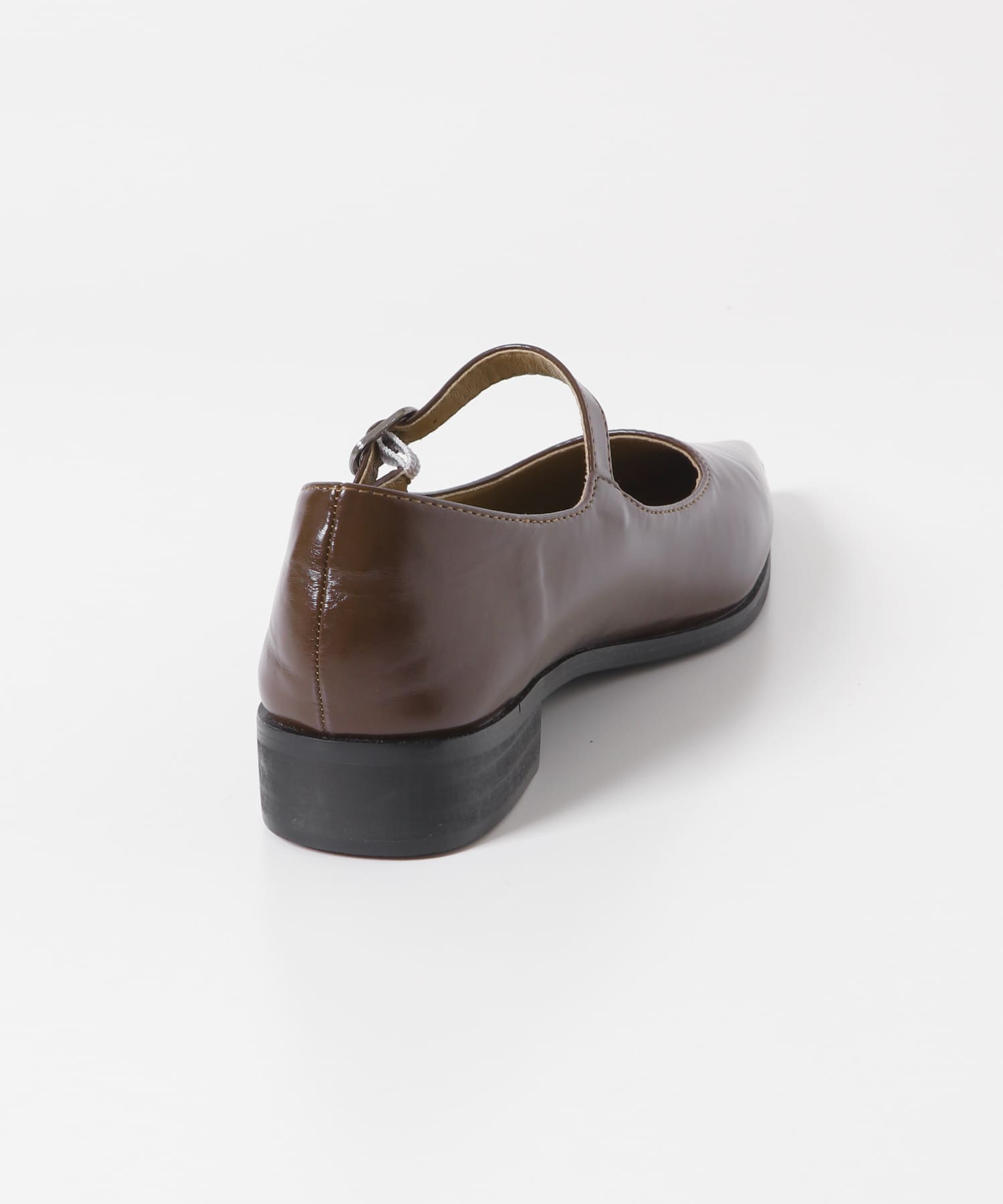 MOHI　ストラップフラットシューズ MARRON 36