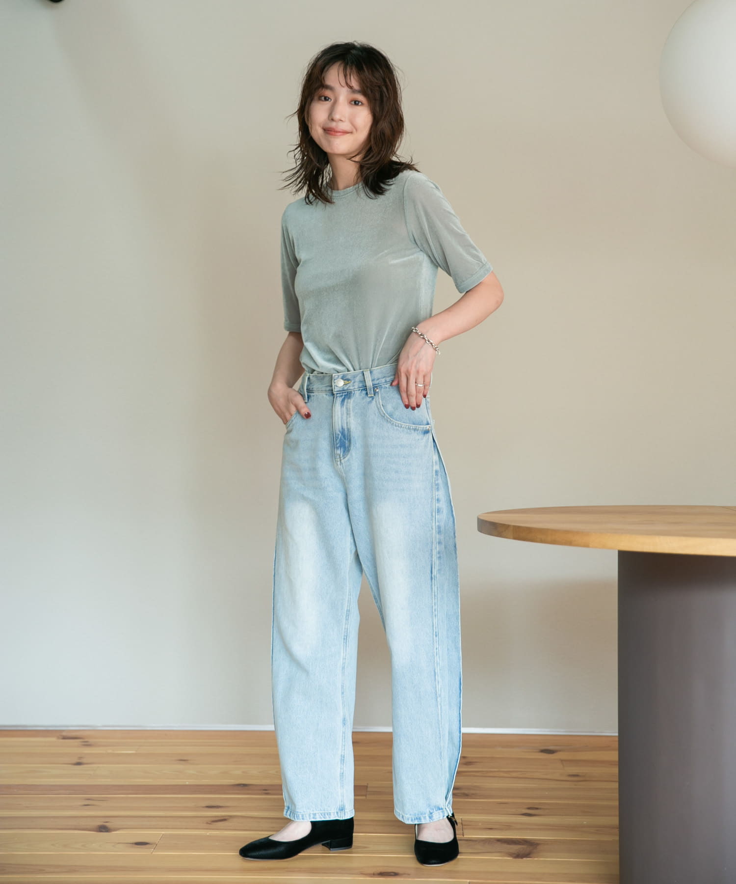 身長：168cm サイズ：36