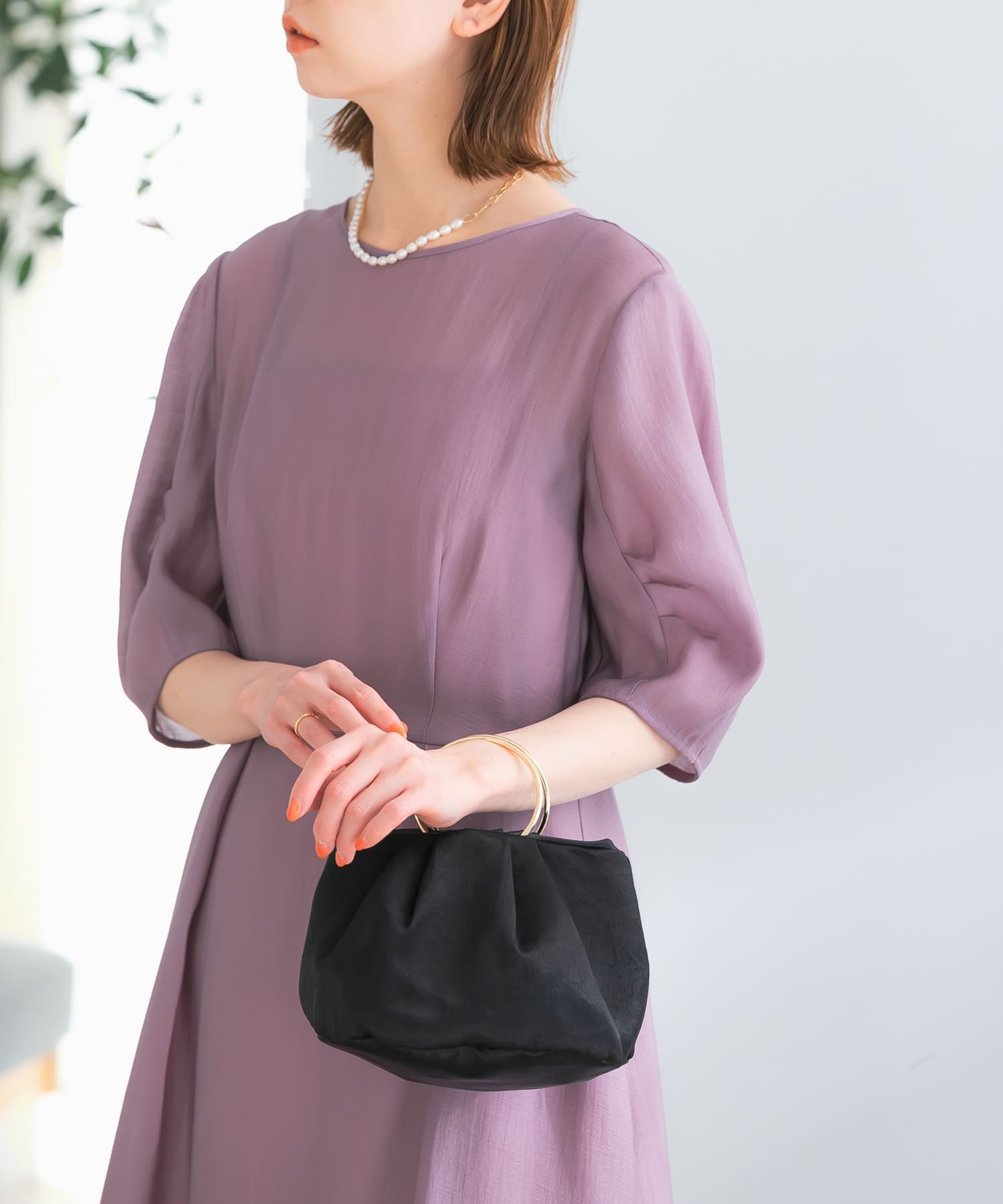 kaene　リングハンドルバッグ