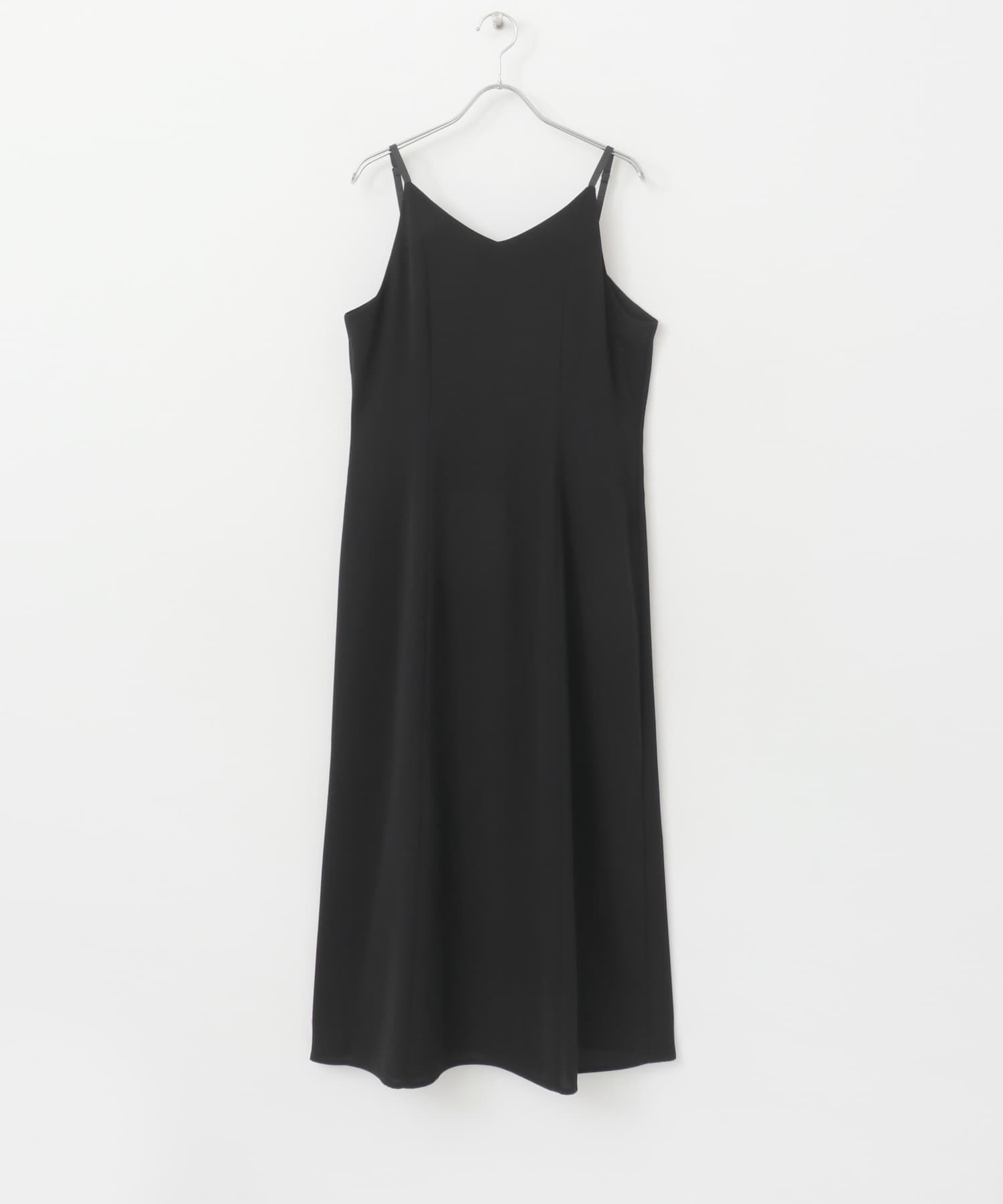 kaene　ラメミックスステッチレースドレス navy 38